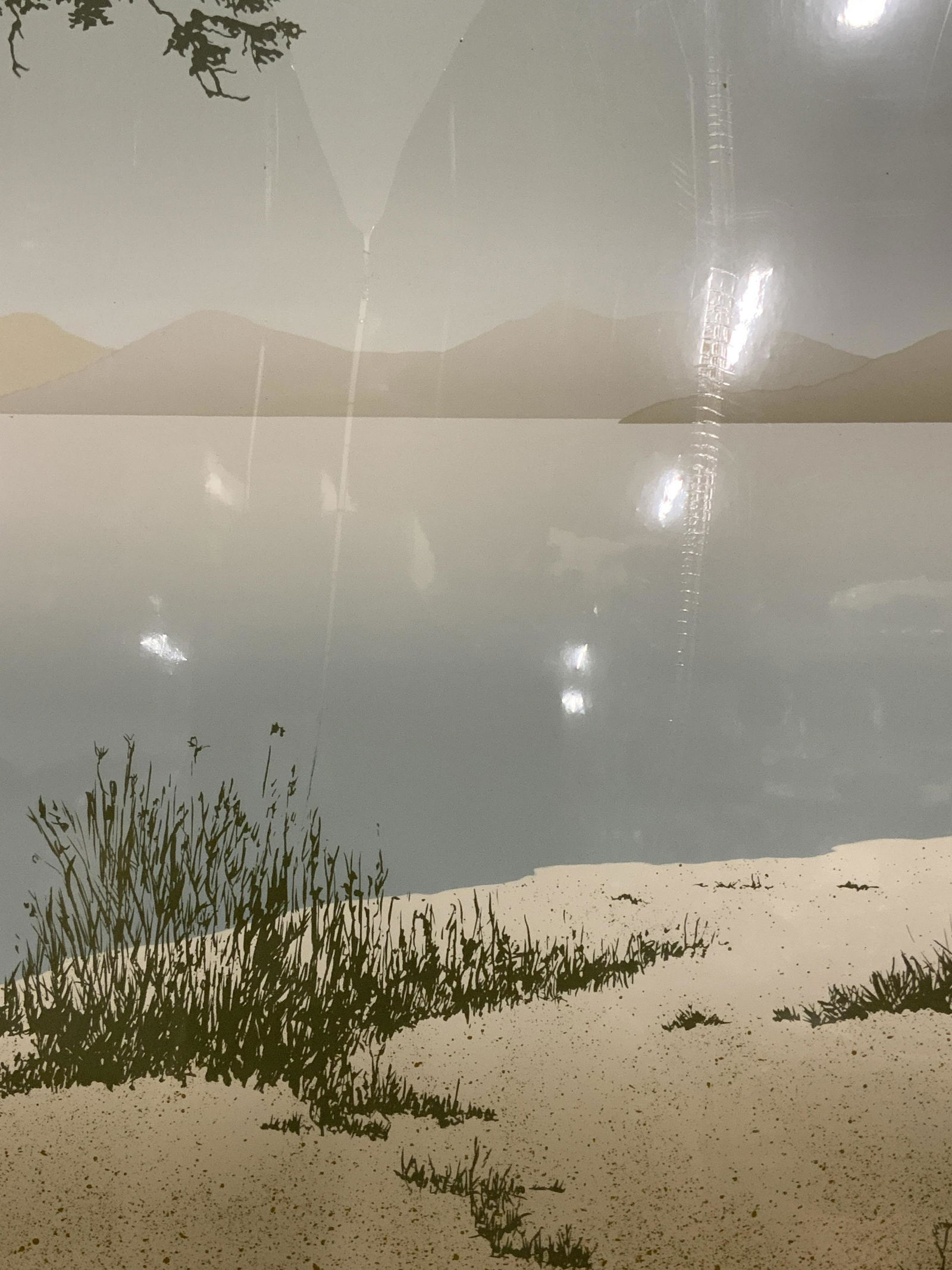 Signed Ltd Ed Silk Screen Seaside Scene (1 of 7)