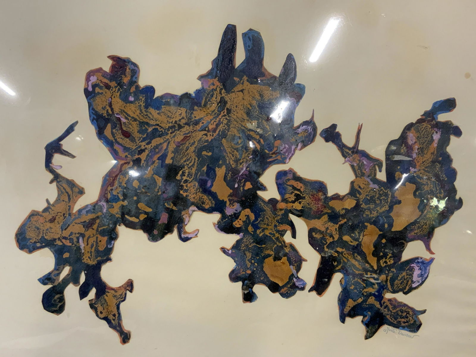 Yvette Davison Signed Mixed Media Artwork (1 of 7)