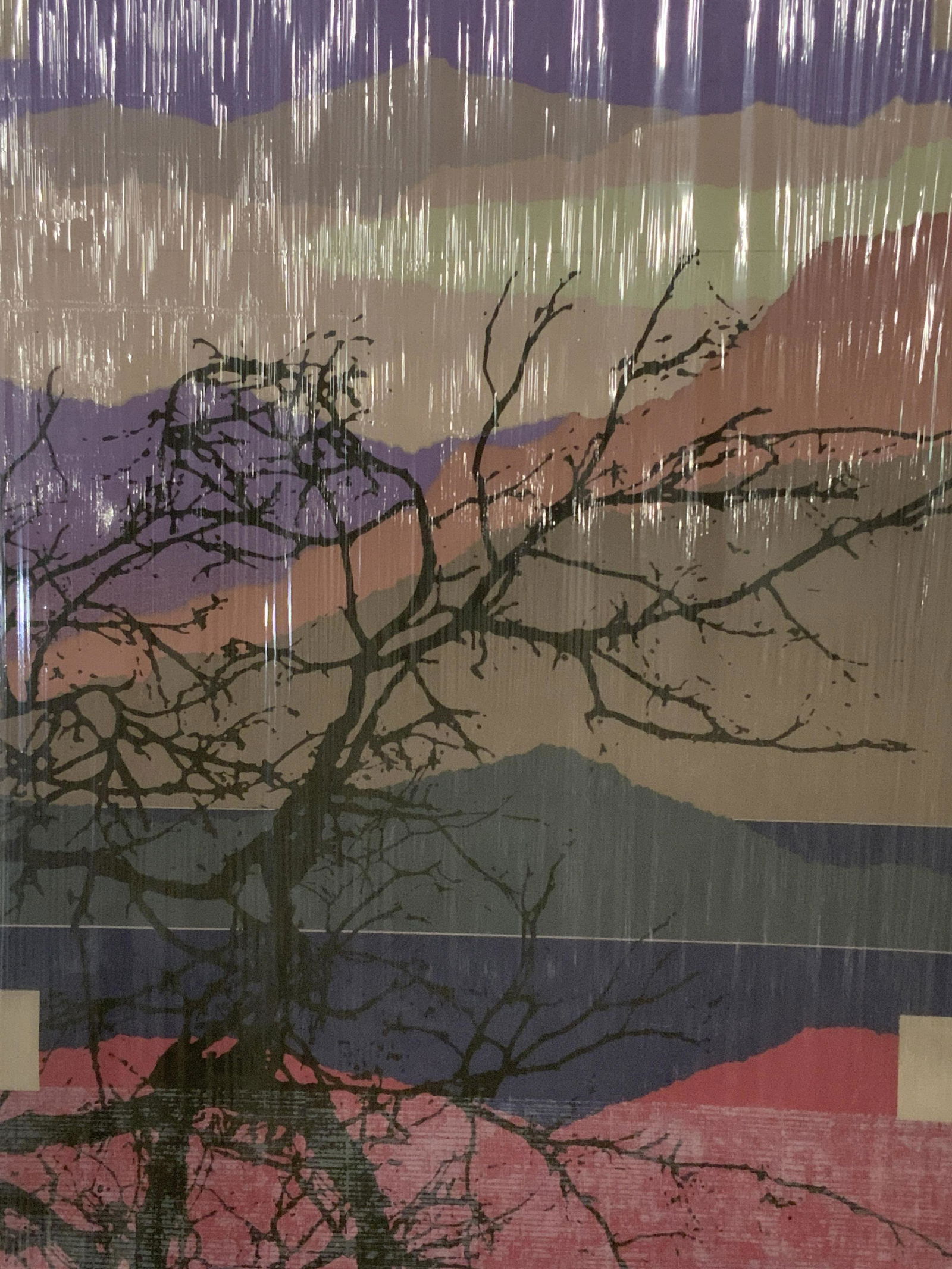 Initialed Ltd Ed Abstract Landscape Lithograph (1 of 10)