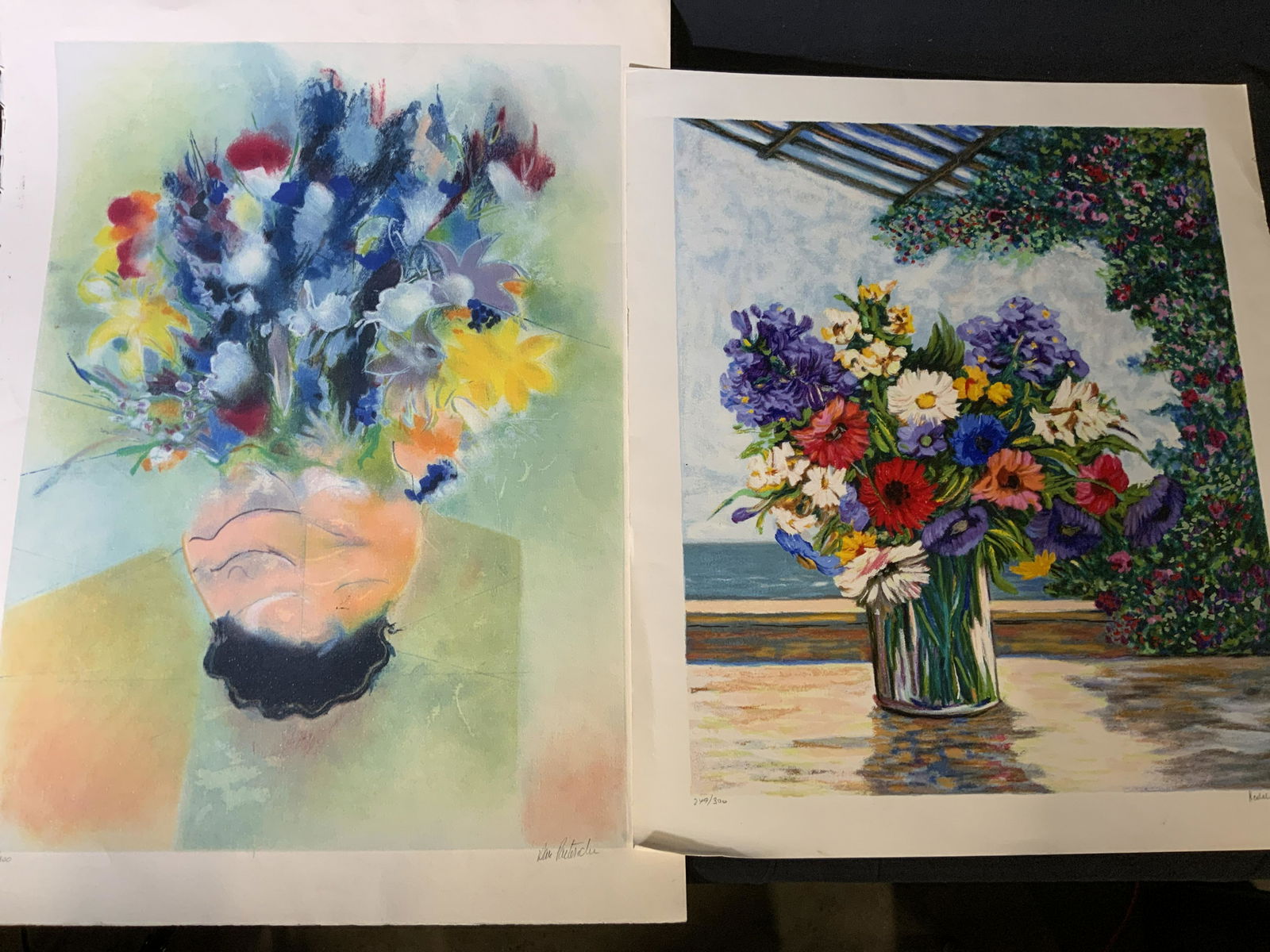 Lot 2 Signed Still Life Serigraphs (1 of 8)