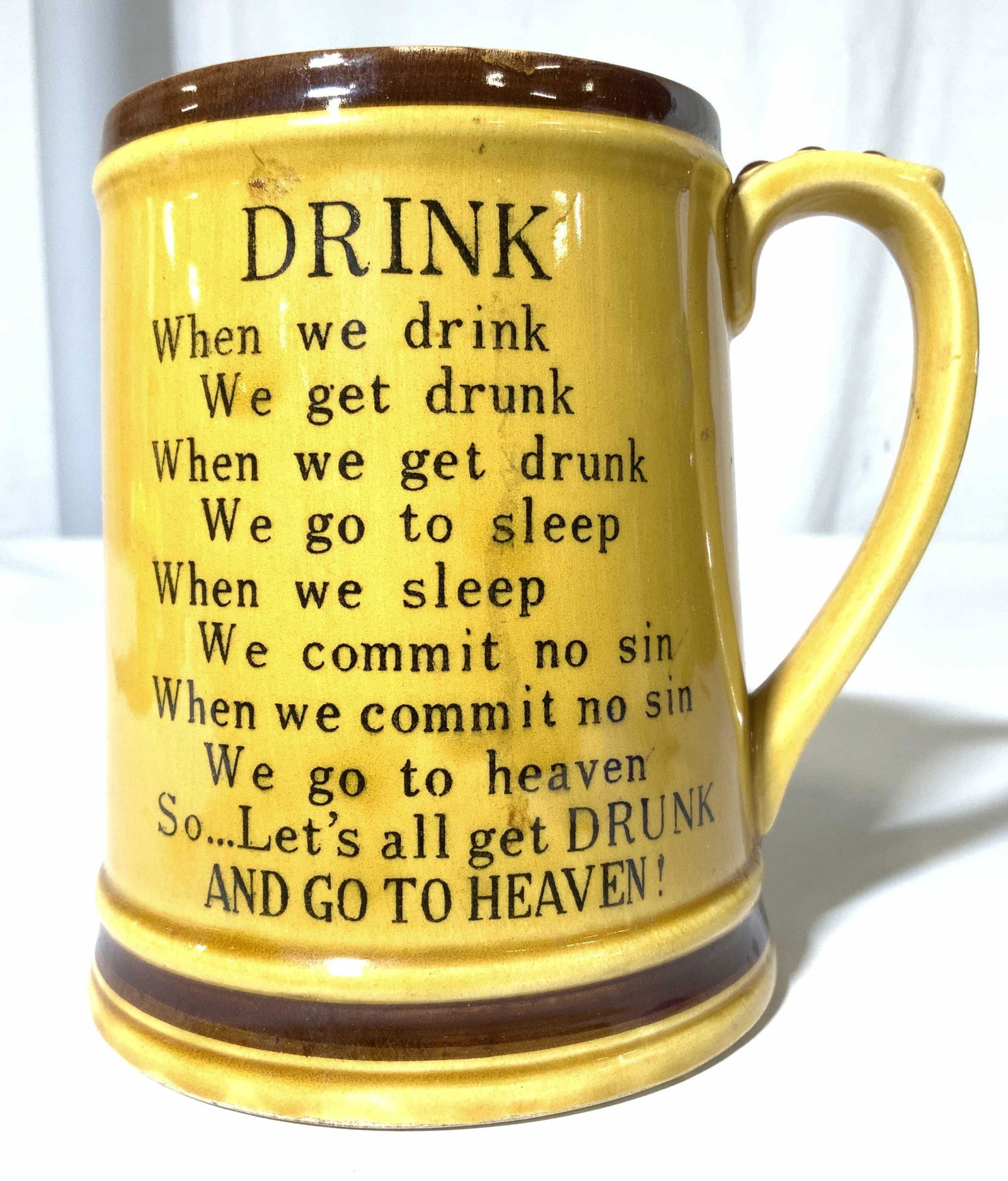 Vintage Ceramic Porcelain Beer Mug (1 of 8)