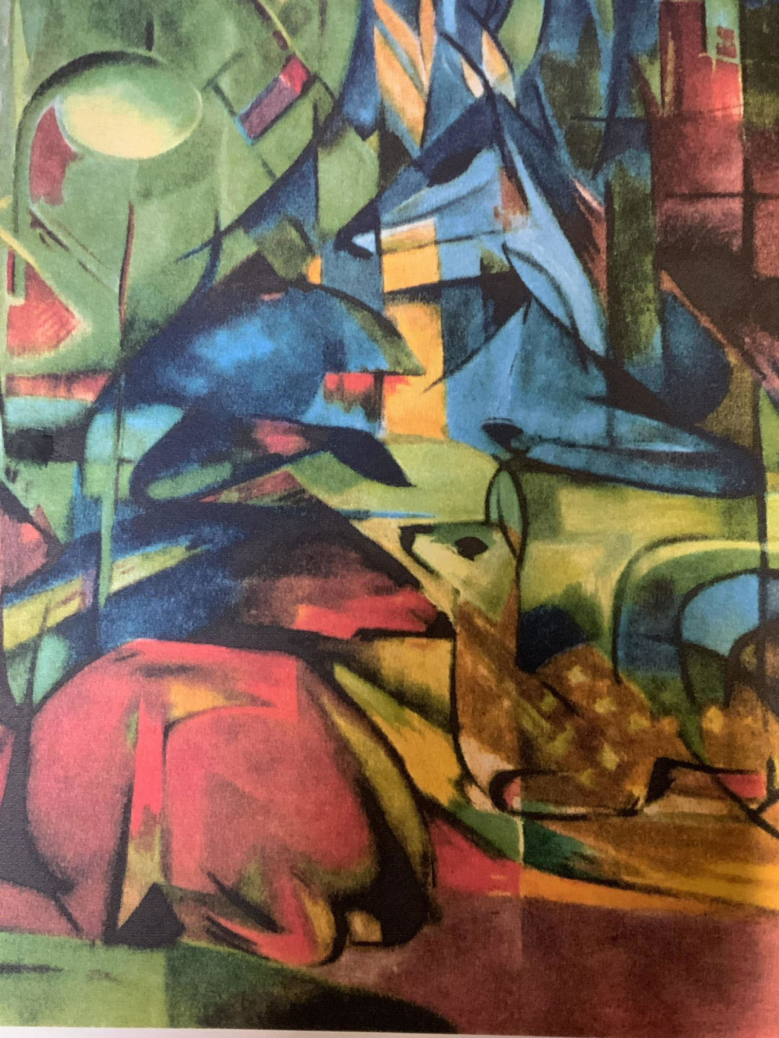 FRANZ MARC Limited Edition Serigraph: Franz Marc limited edition Serigraph, initial printed to the lower right corner reads ‘M.’ Edition to the lower left corner reads ‘14/77’, seal to the lower left corner reads ‘Paris, London,