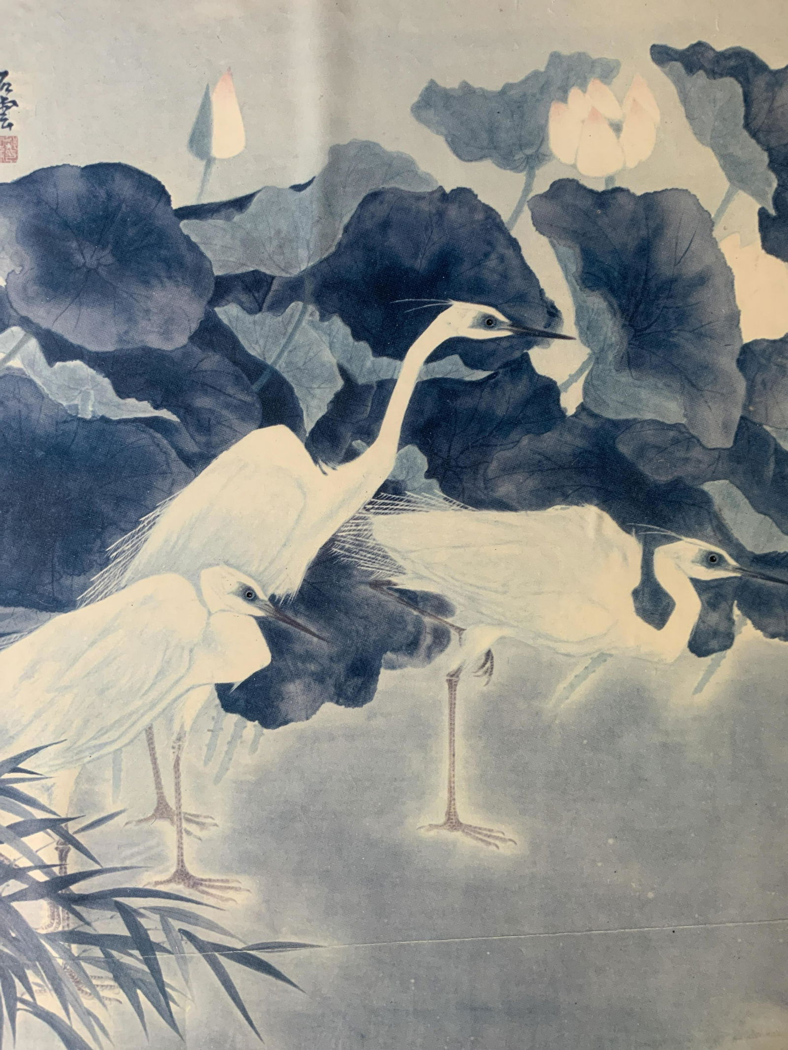 Chinese Crane Offset Lithograph (1 of 5)