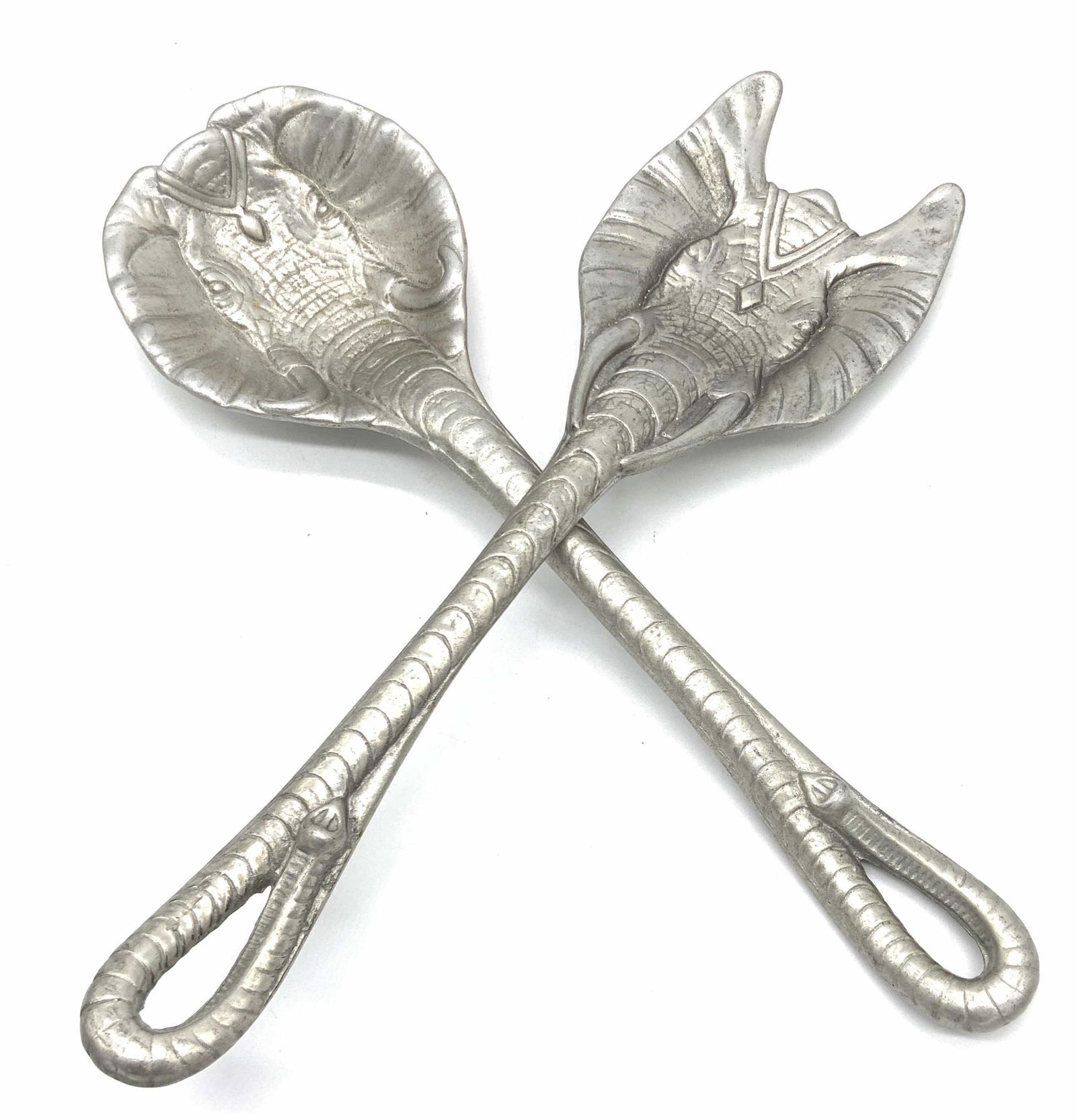 Vntg ARTHUR COURT Elephant Motif Serving Utensils (1 of 9)