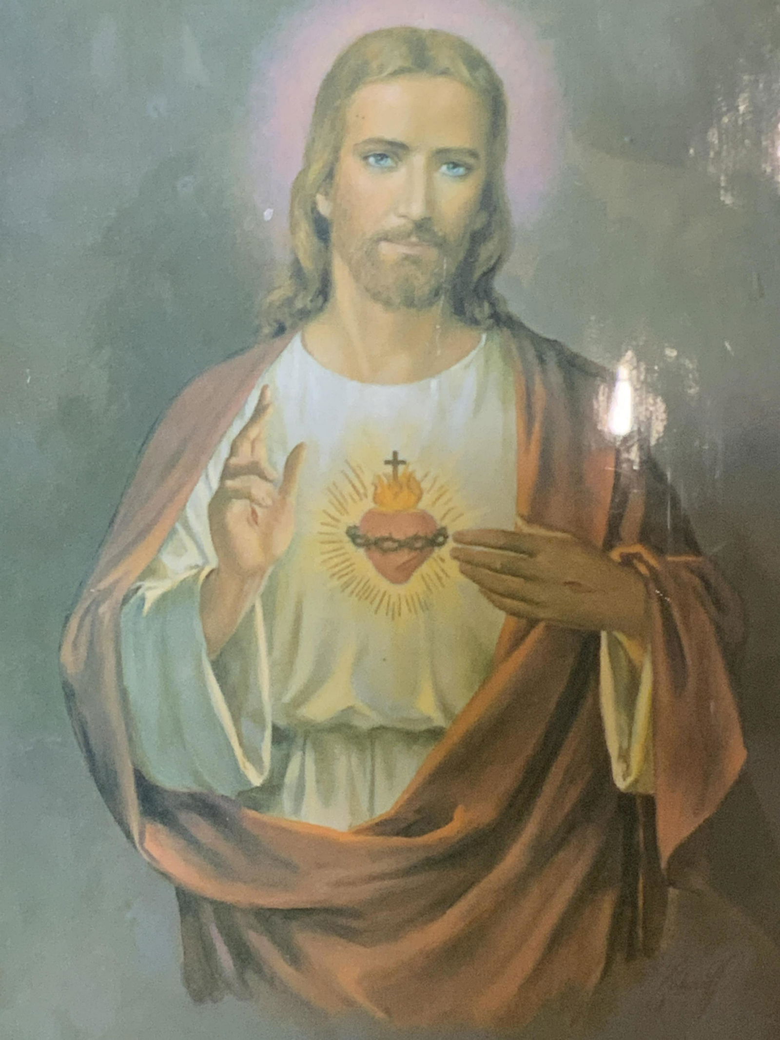 Offset Lithograph of Jesus Christ (1 of 6)
