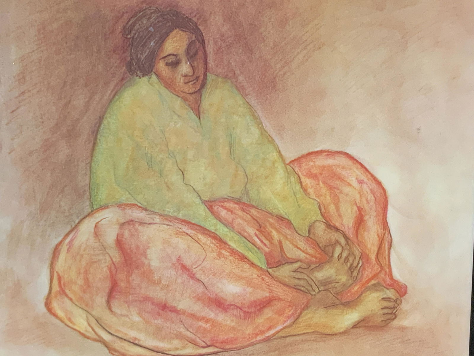 R.C.GORMAN Offset Lithographic Tile Artwork (1 of 8)