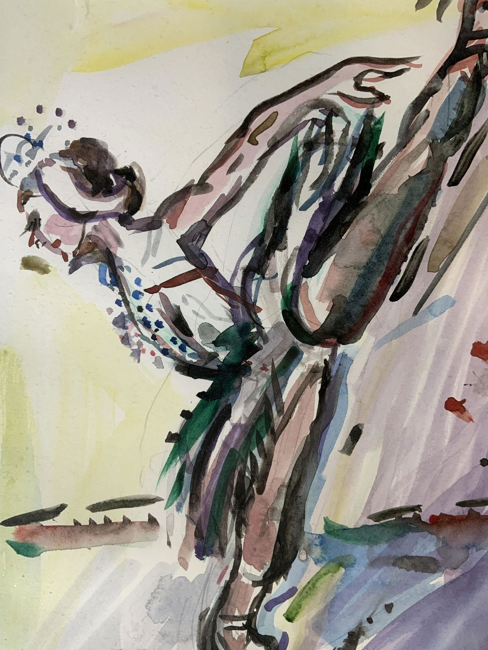 JF Signed Watercolor Painting Artwork (1 of 6)