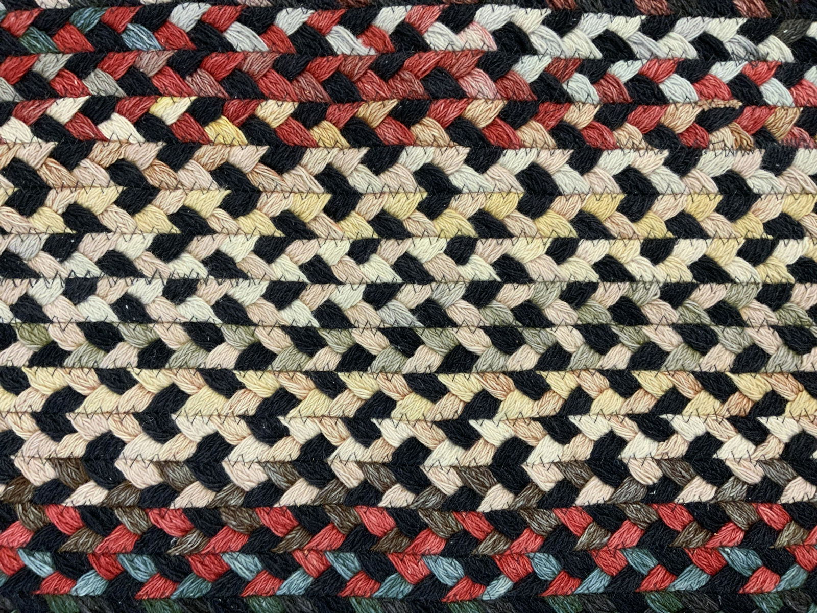 Braided Wool Area Rug (1 of 6)
