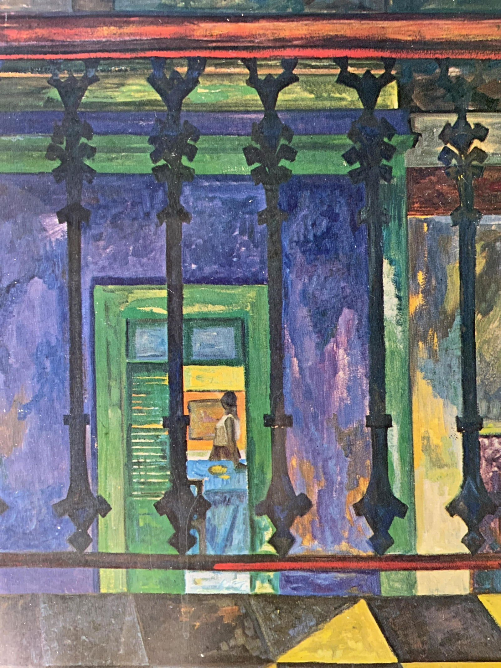 RAFAEL TUFINO Balcony Offset Lithograph (1 of 6)