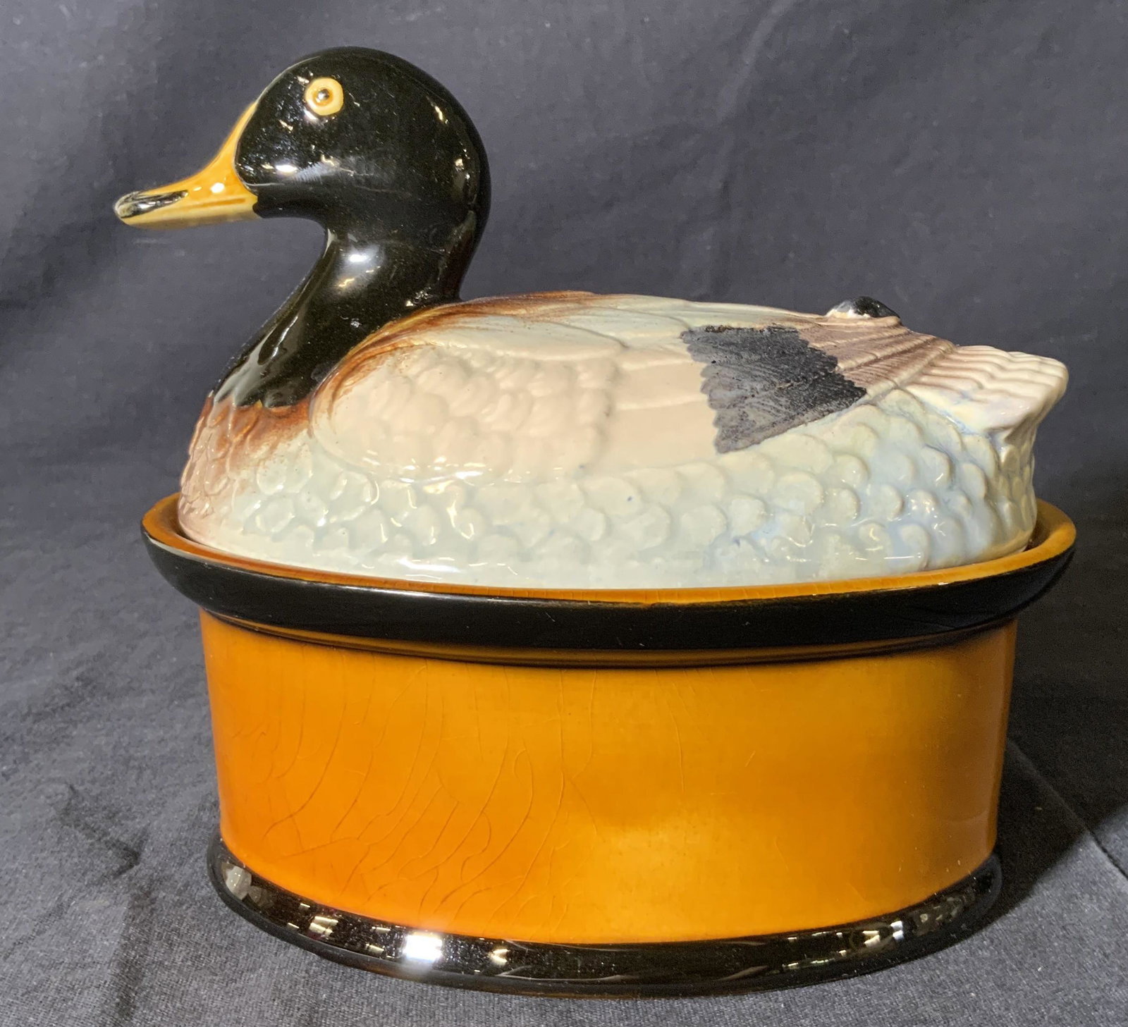 Ceramic Duck P?t? Dish (1 of 6)
