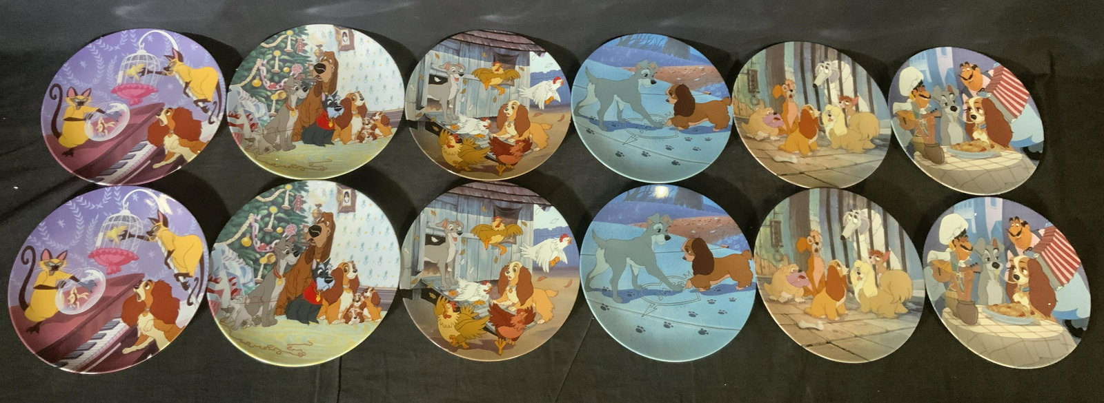 12 KNOWLES Ltd Ed Lady & The Tramp Plates (1 of 13)