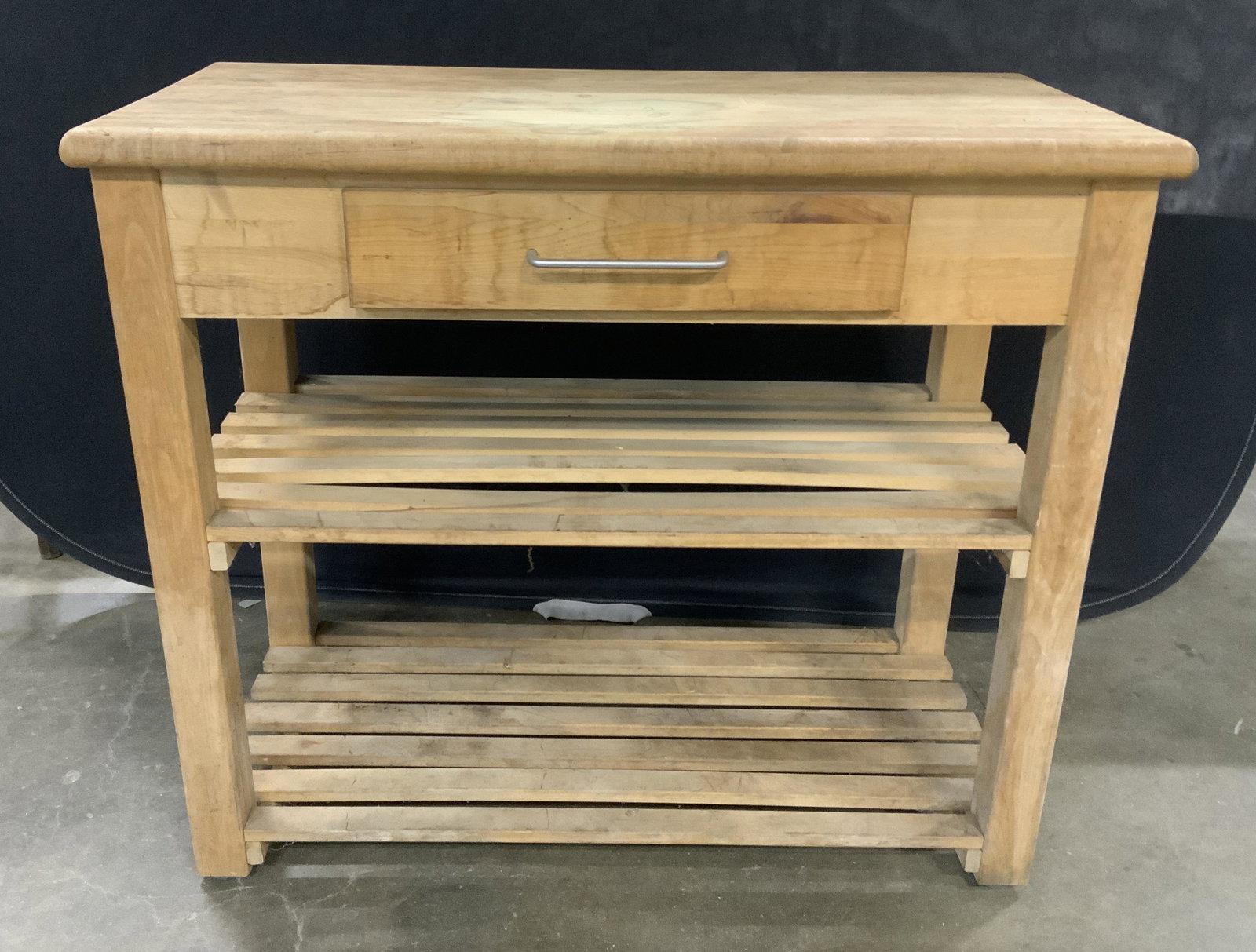 Wooden Butcher Block Kitchen Island (1 of 8)
