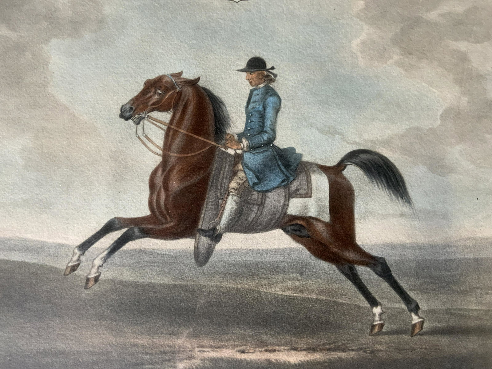RICHARD HOUSTON Childers the Horse Etching: RICHARD HOUSTON Childers the Horse Etching, inscriptions read ‘Seymour Delint’, ‘Published March 1755’, ‘Houston fecit’, ‘Childers the fleetest horse that ever run at Newmarket’, subje