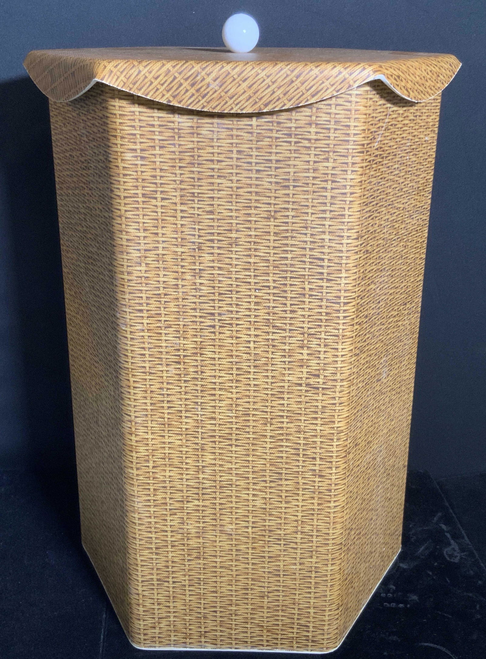 Woven Patterned Composite Laundry Hamper (1 of 8)