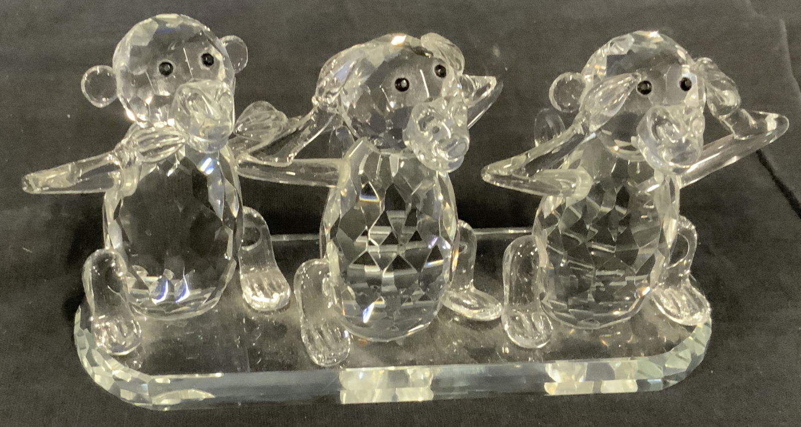 ShannoN Irish Crystal Monkey Figural (1 of 6)