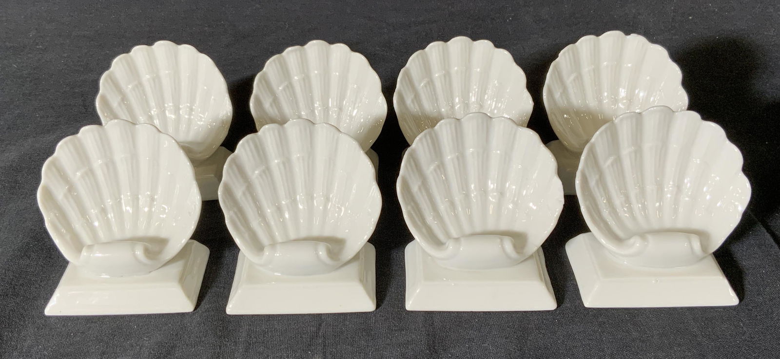 Set 8 FITZ & FLOYD Porcelain Place card Holders (1 of 6)