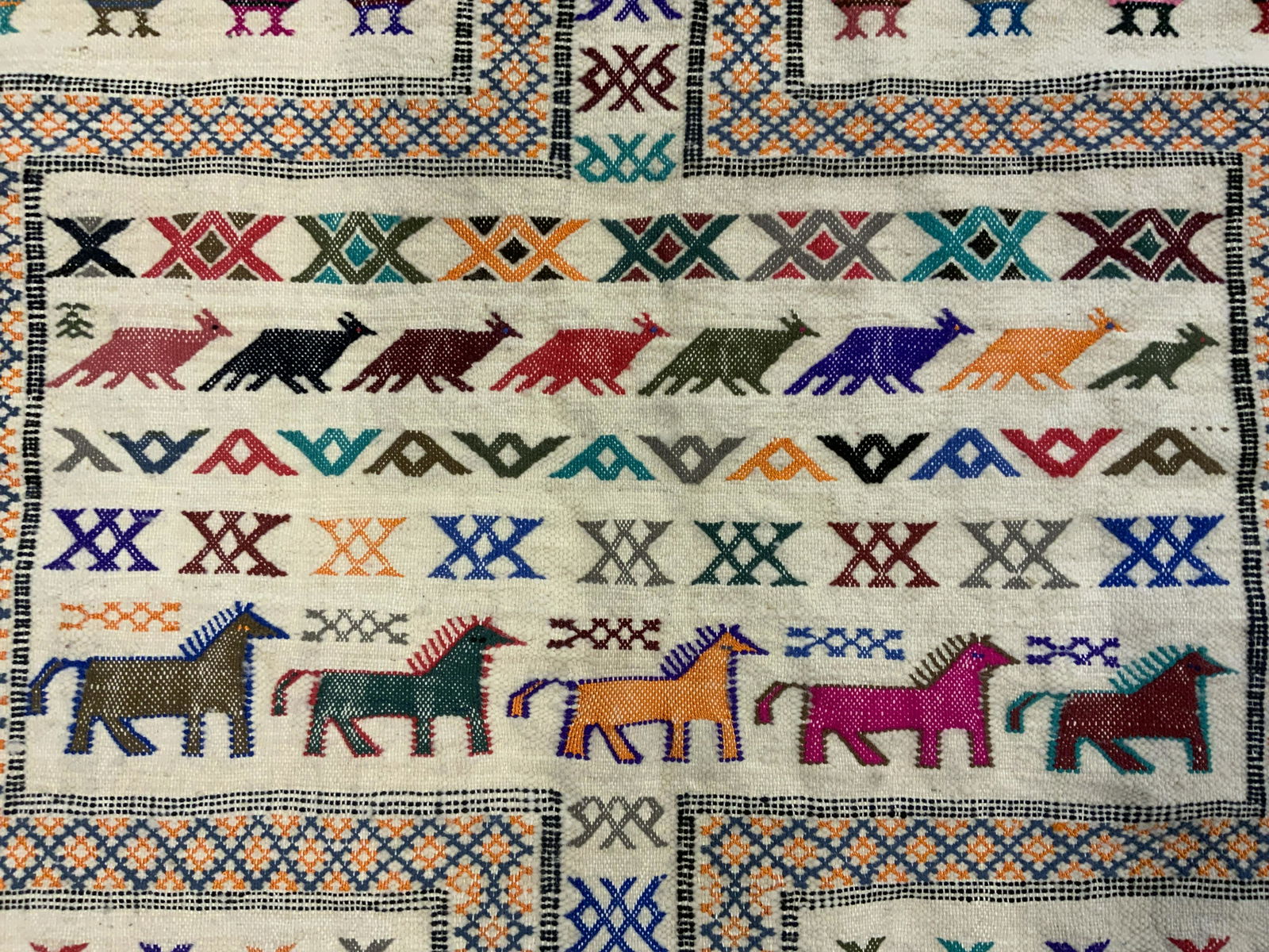 Handmade Moroccan Wool Tapestry (1 of 5)
