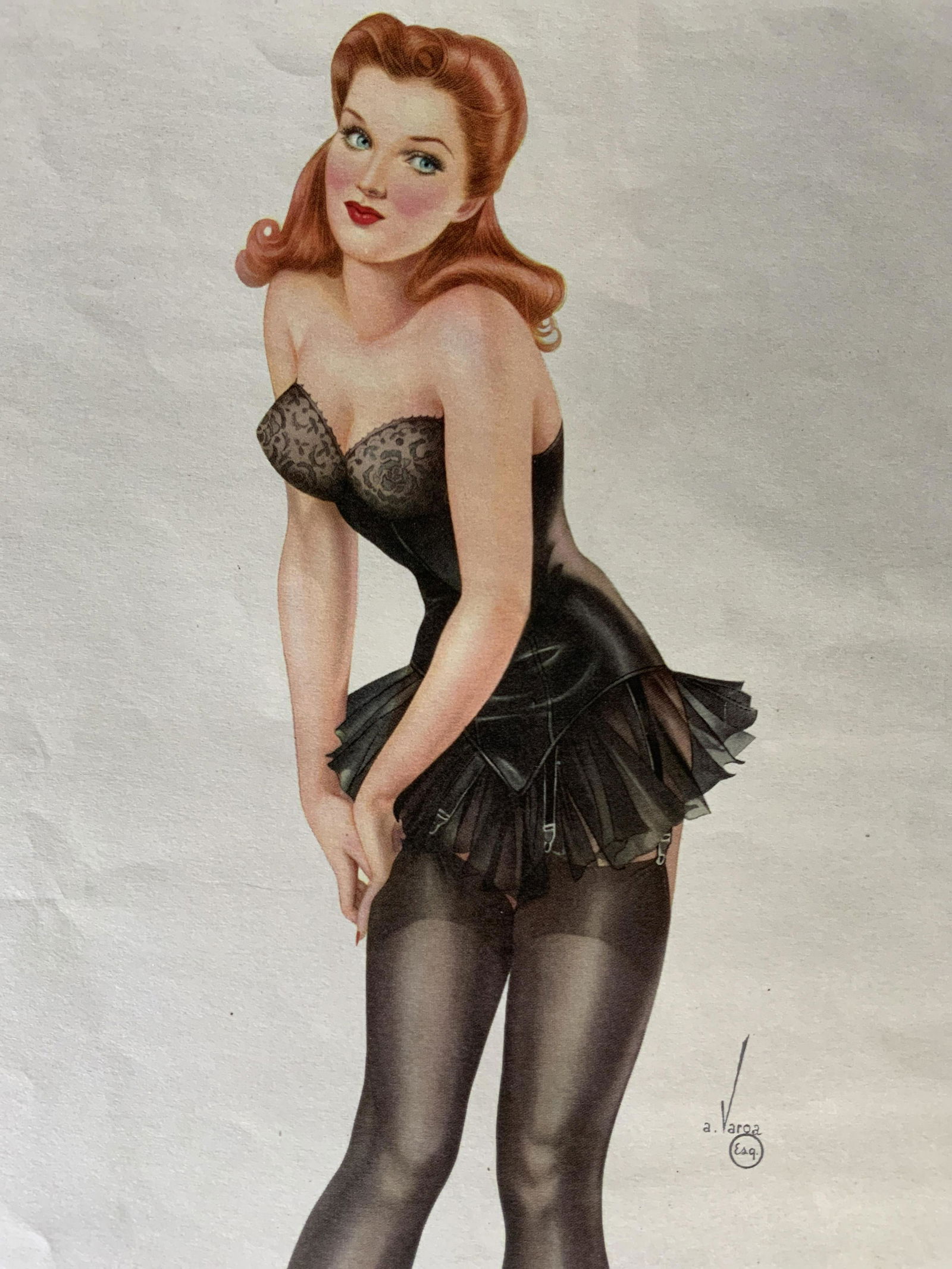 Lot 2 ALBERTO VARGAS Offset Pin Up Lithographs (1 of 7)