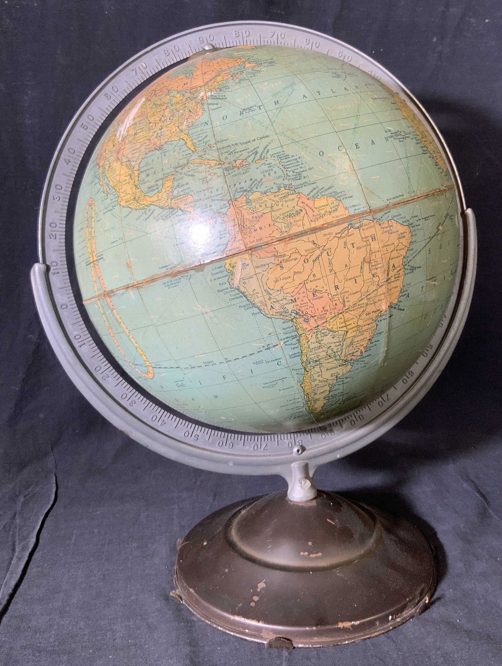 Vintage REPLOGLE 12 Inch Standard Globe (1 of 7)