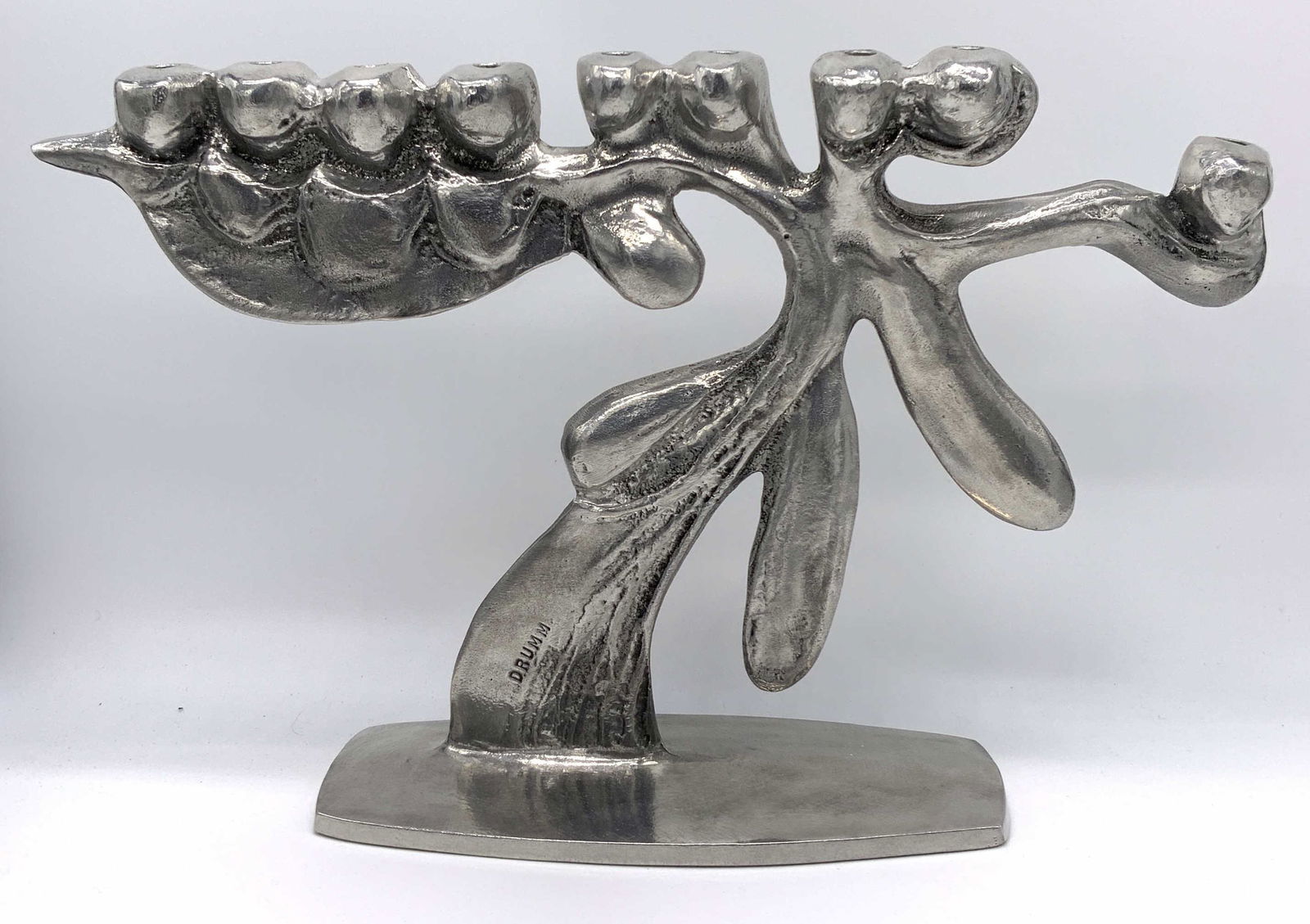 DON DRUMM Aluminum Menorah (1 of 7)