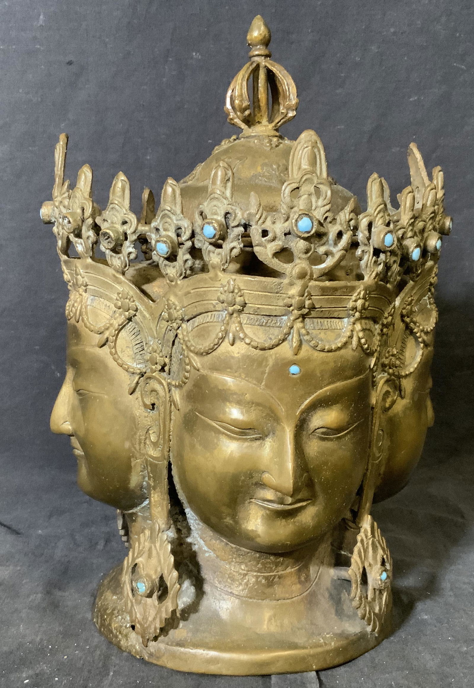 Hollow Bronze South East Asian Sculpture (1 of 6)