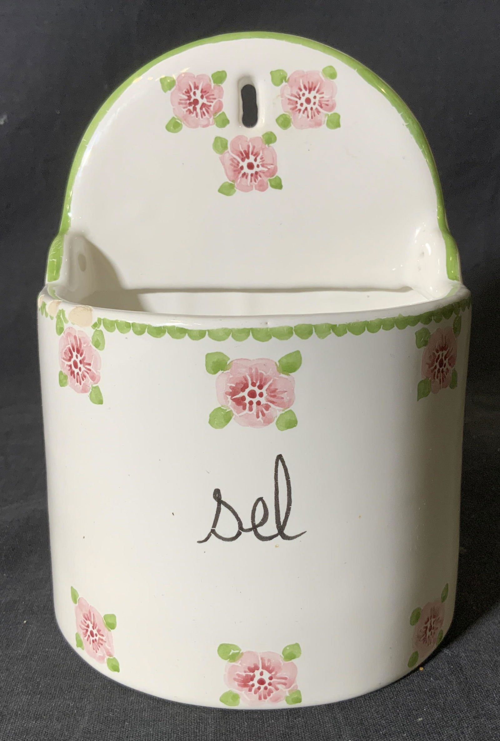 French Ceramic Salt Keeper (1 of 5)