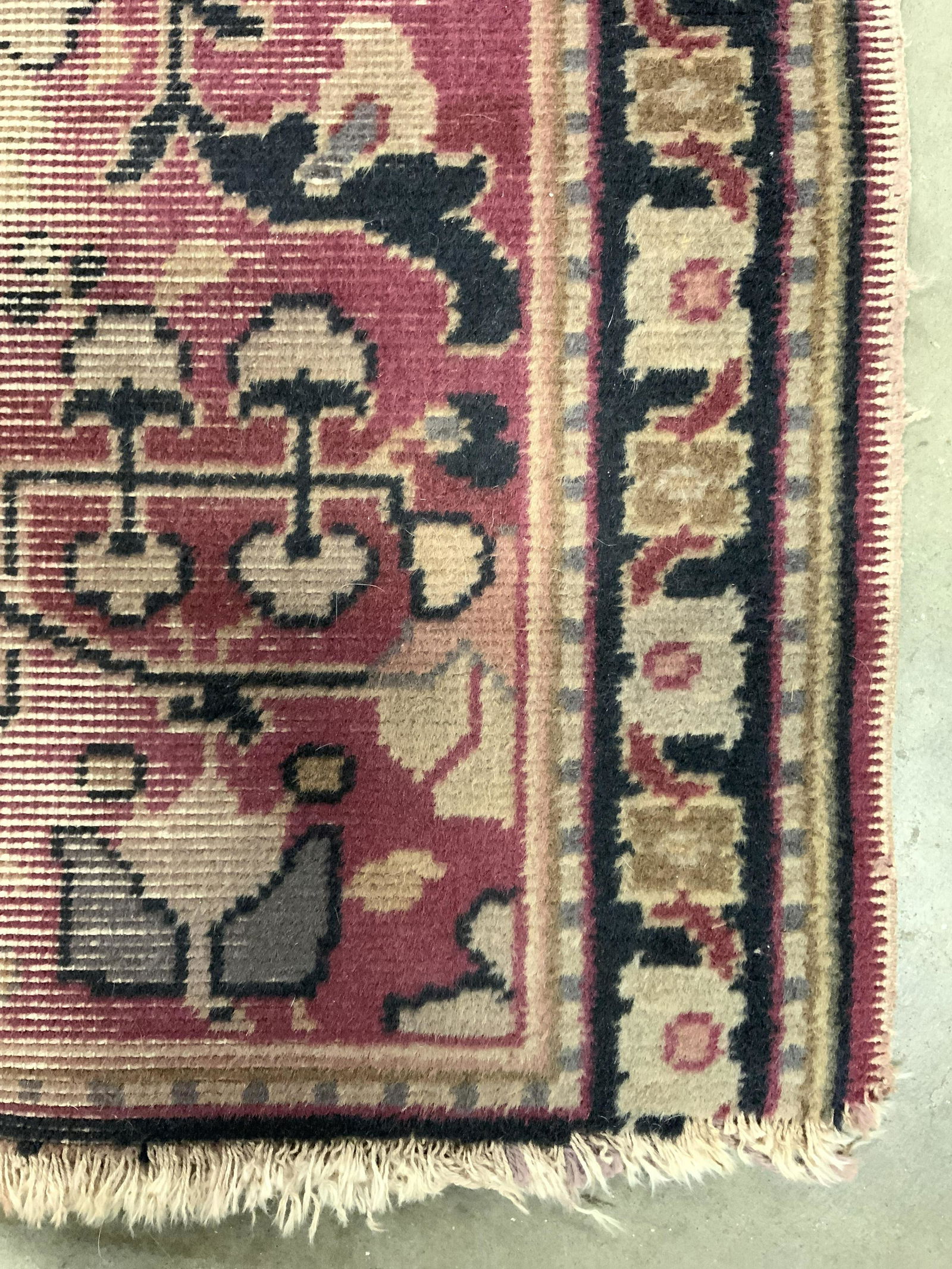 Handmade Oriental Wool Runner W Fringes (1 of 8)