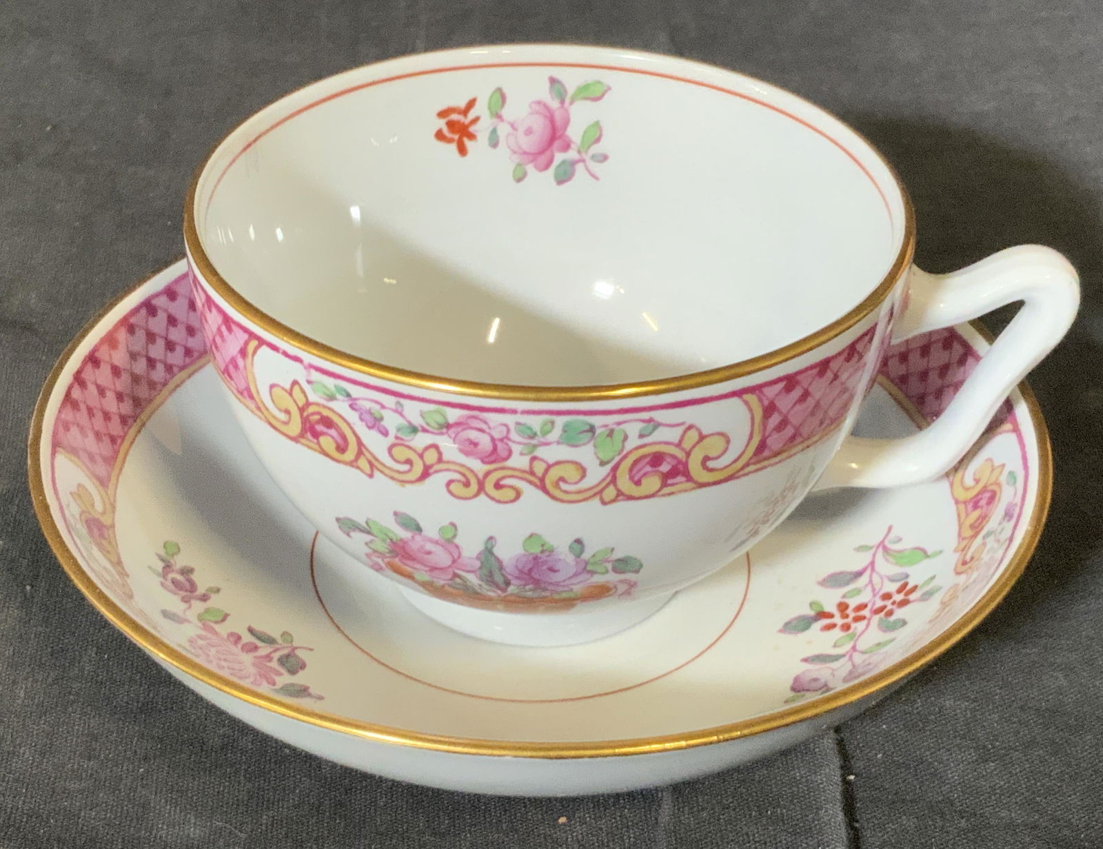 COPELAND Porcelain Teacup and Saucer (1 of 5)