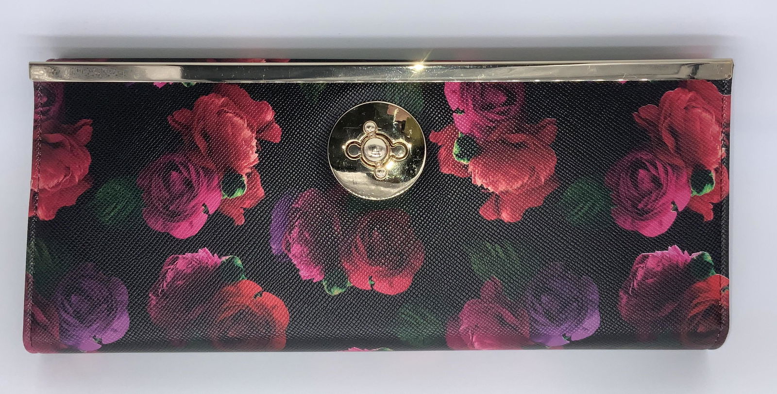 Leatherette Evening Clutch, Chain Shoulder Bag (1 of 8)