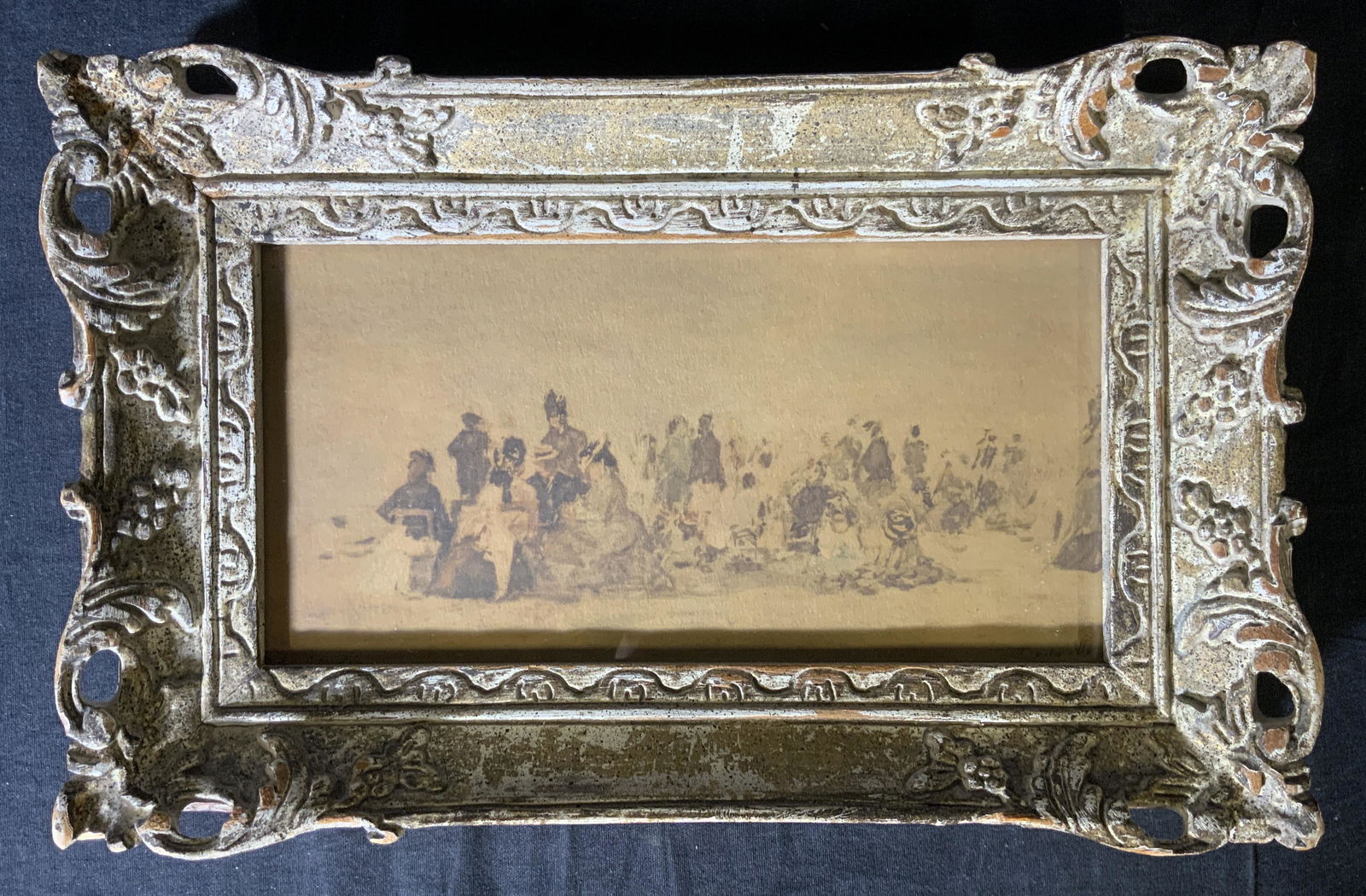 EUGENE BOUDIN Beach Scene Offset Lithograph (1 of 6)