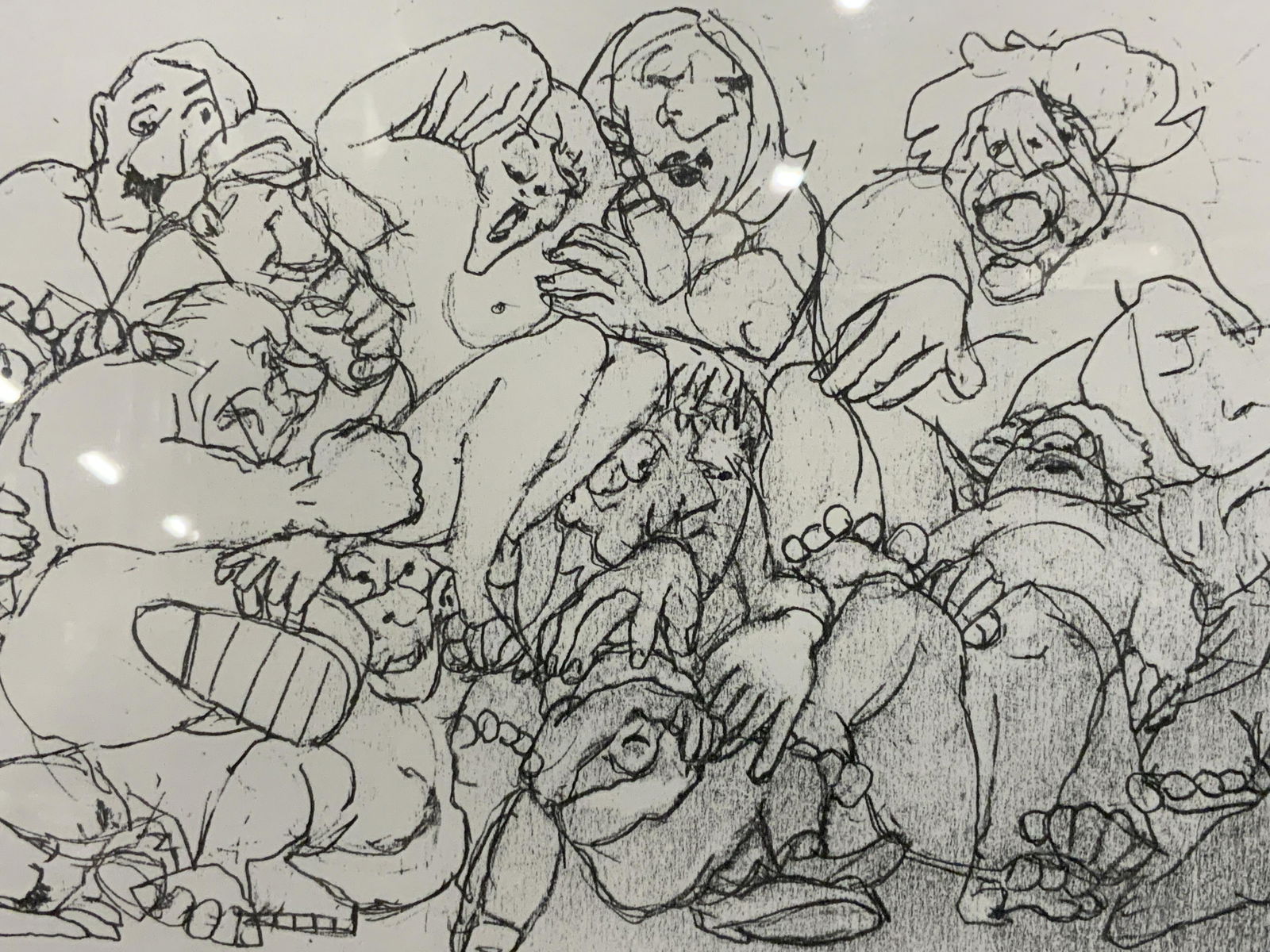 Abstract Expressionist Lithograph Artwork (1 of 7)