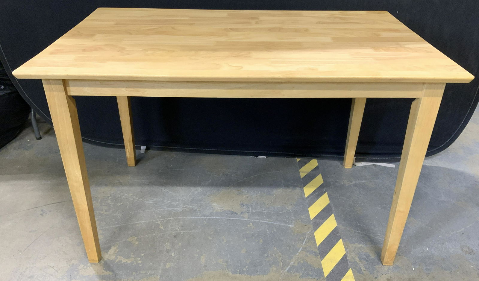 MCM Four Legged Wooden Dining Table (1 of 9)