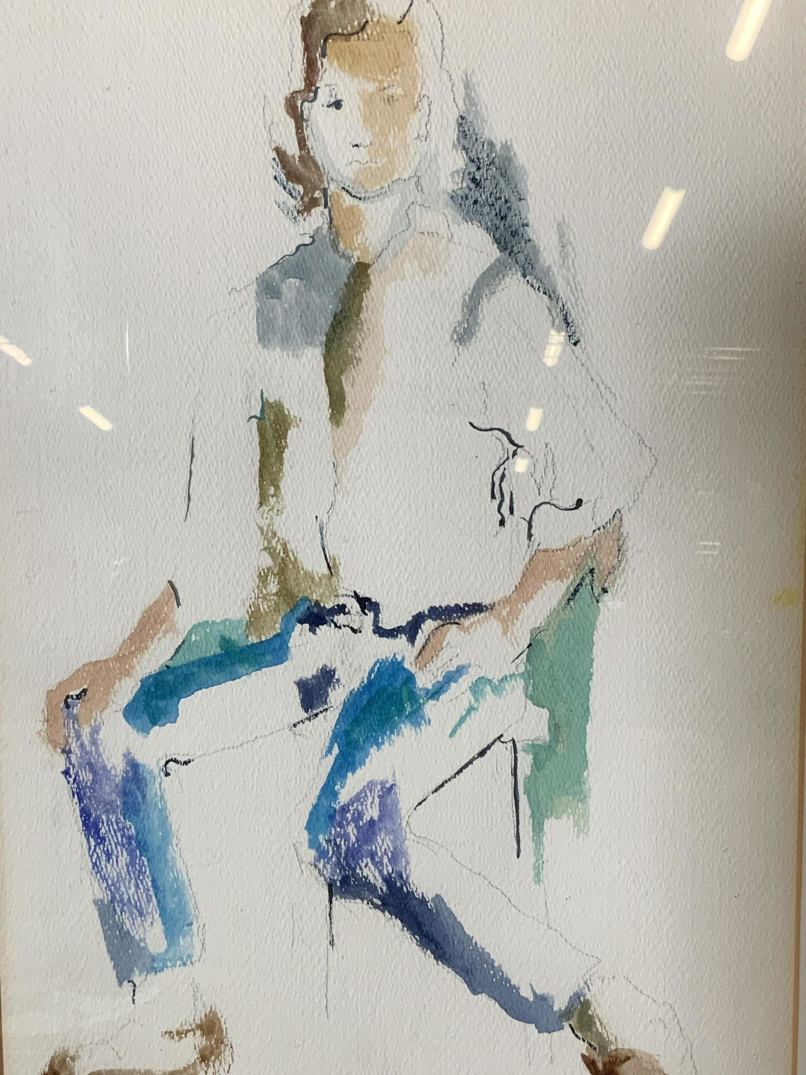 VOLK Signed Watercolor Painting 1971 (1 of 11)