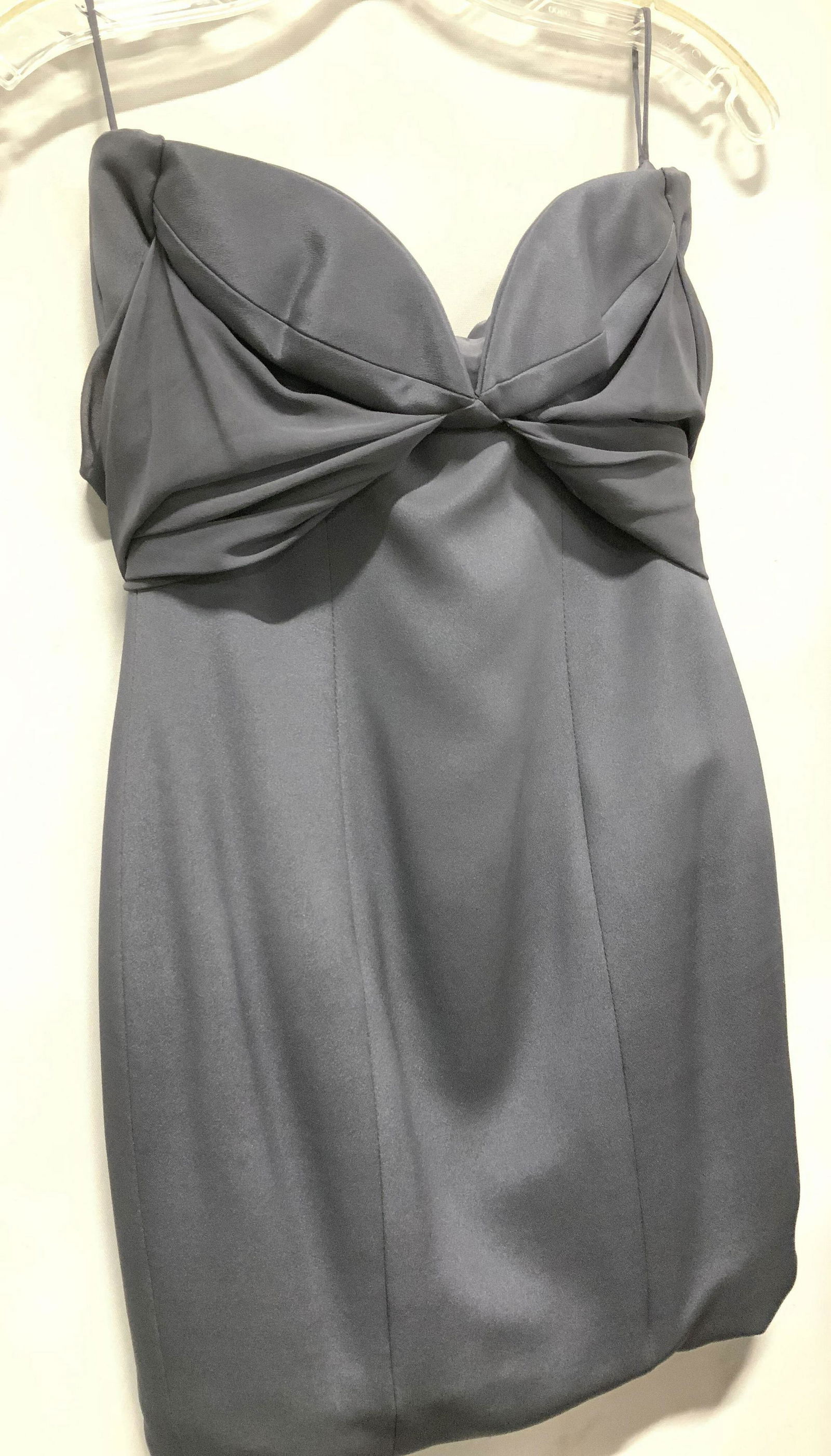 ESTRADA STRAPLESS SILK MINI DRESS , vintage (1 of 6)