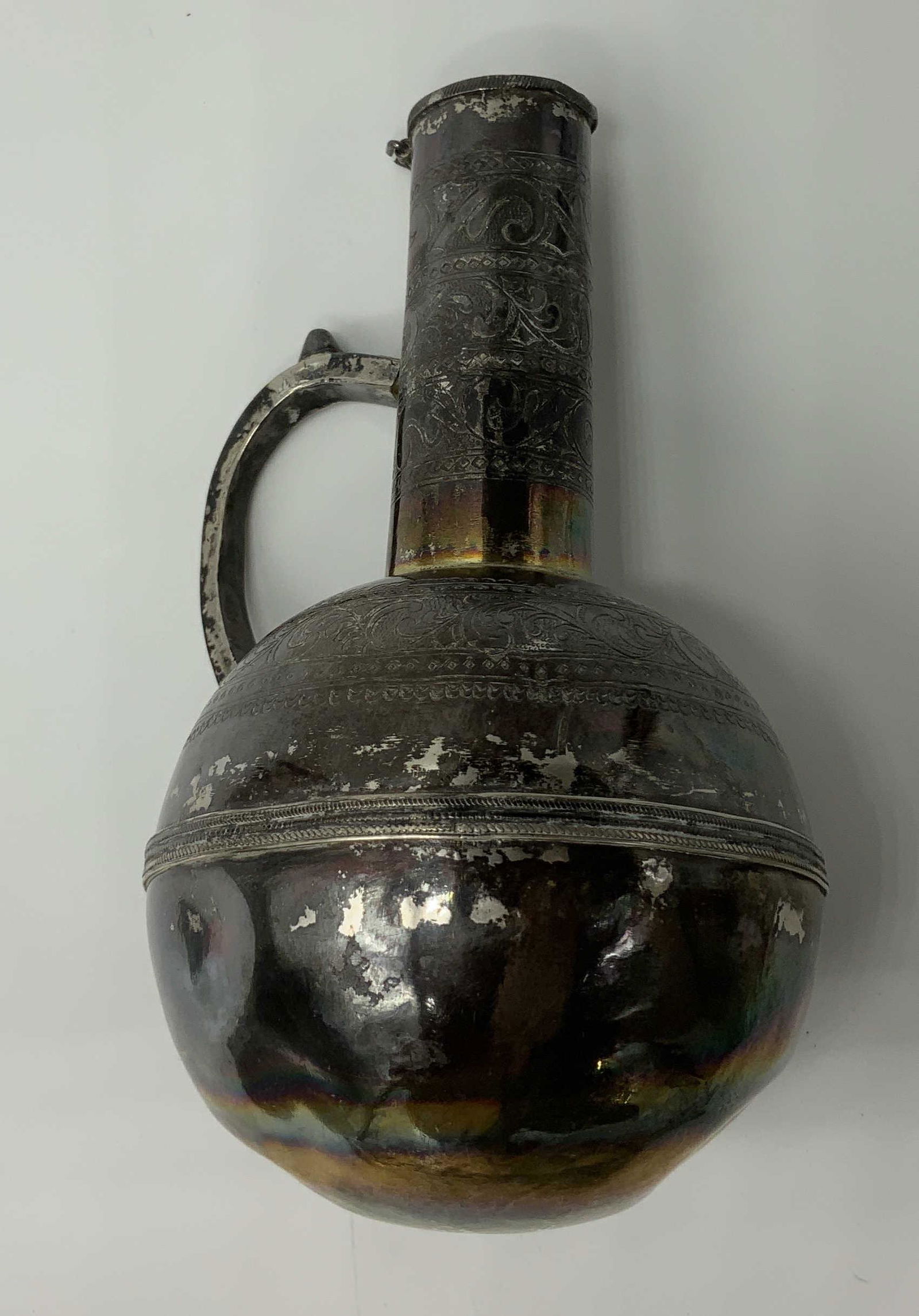 Vintage Silver Middle Eastern Vessel (1 of 6)