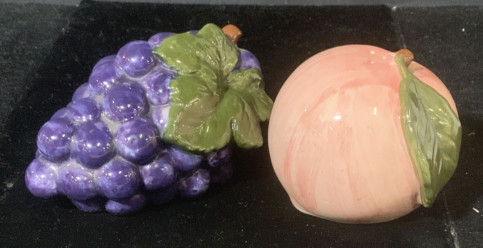 Pr Fruit Hand Painted Ceramic Salt&Pepper Shakers (1 of 5)