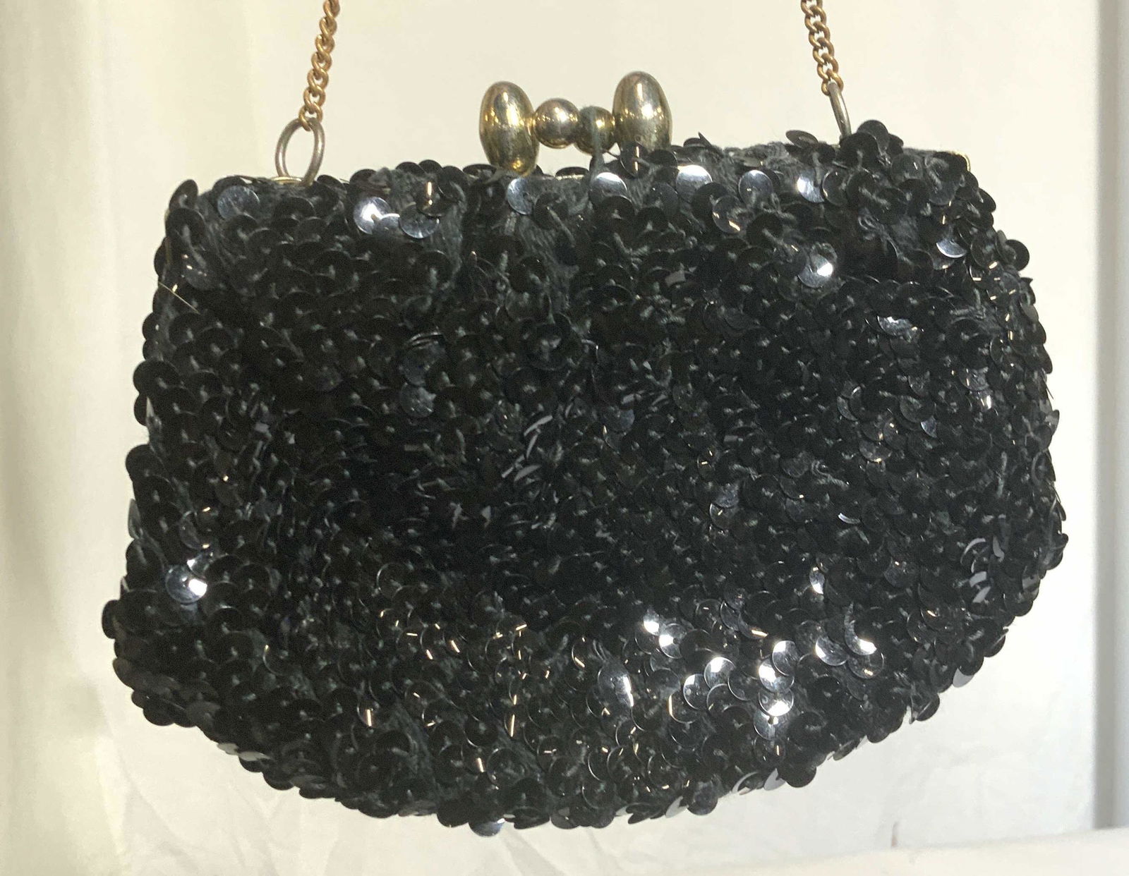 Vintage Sequin Beaded Wrist Bag (1 of 5)
