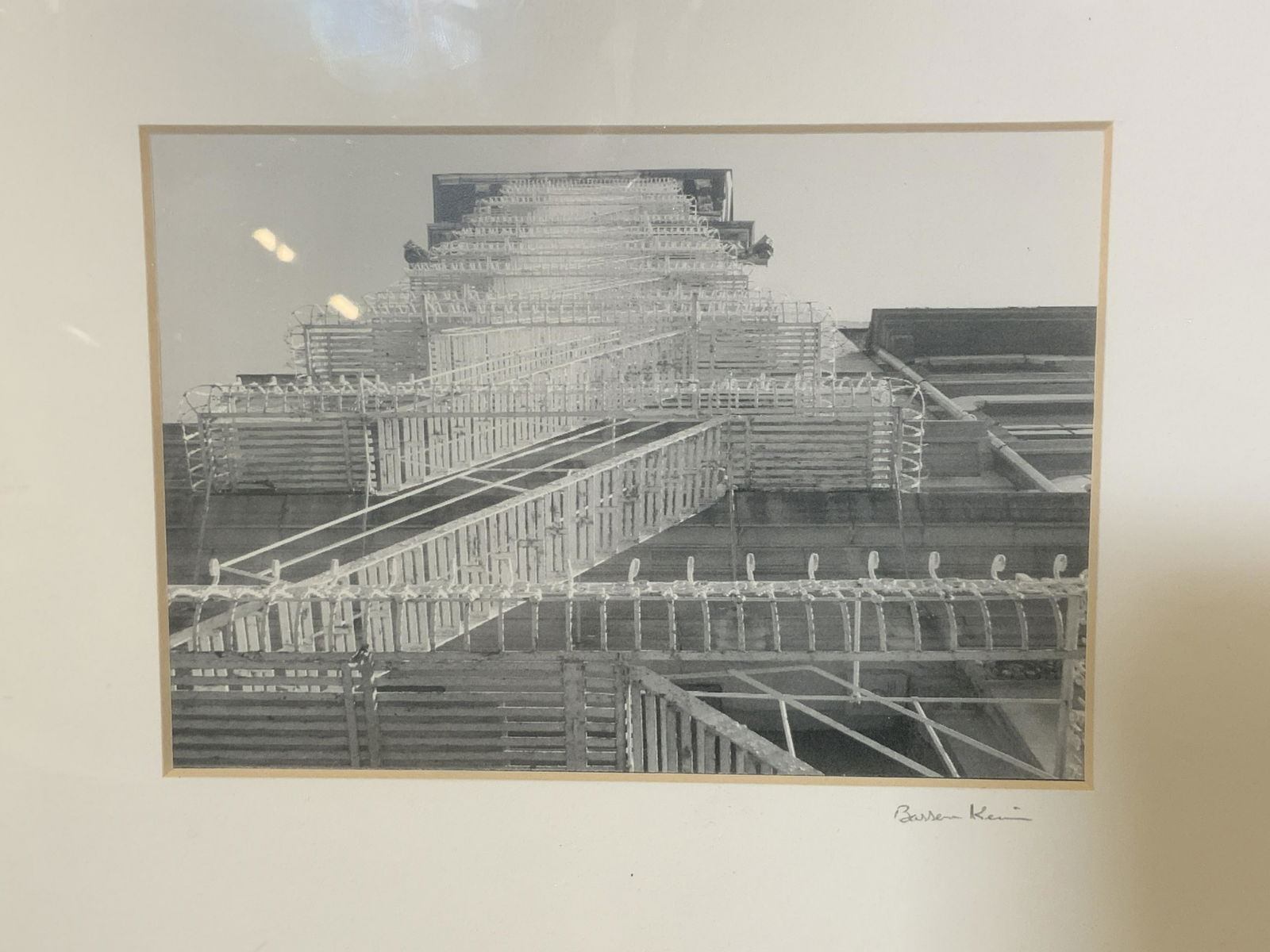 Signed Black & White Photo of Fire Escape (1 of 6)