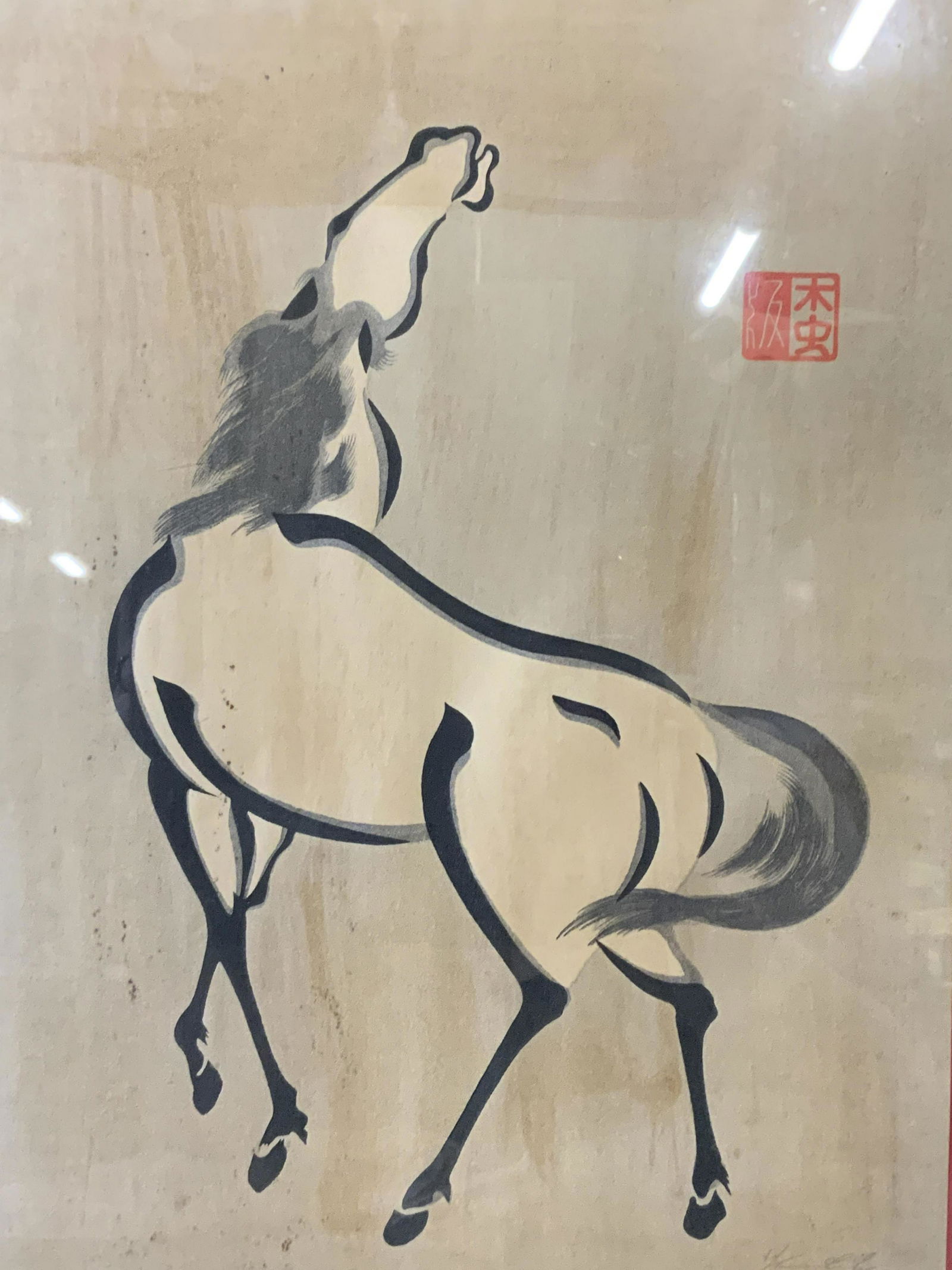 Japanese Horse Lithograph (1 of 7)