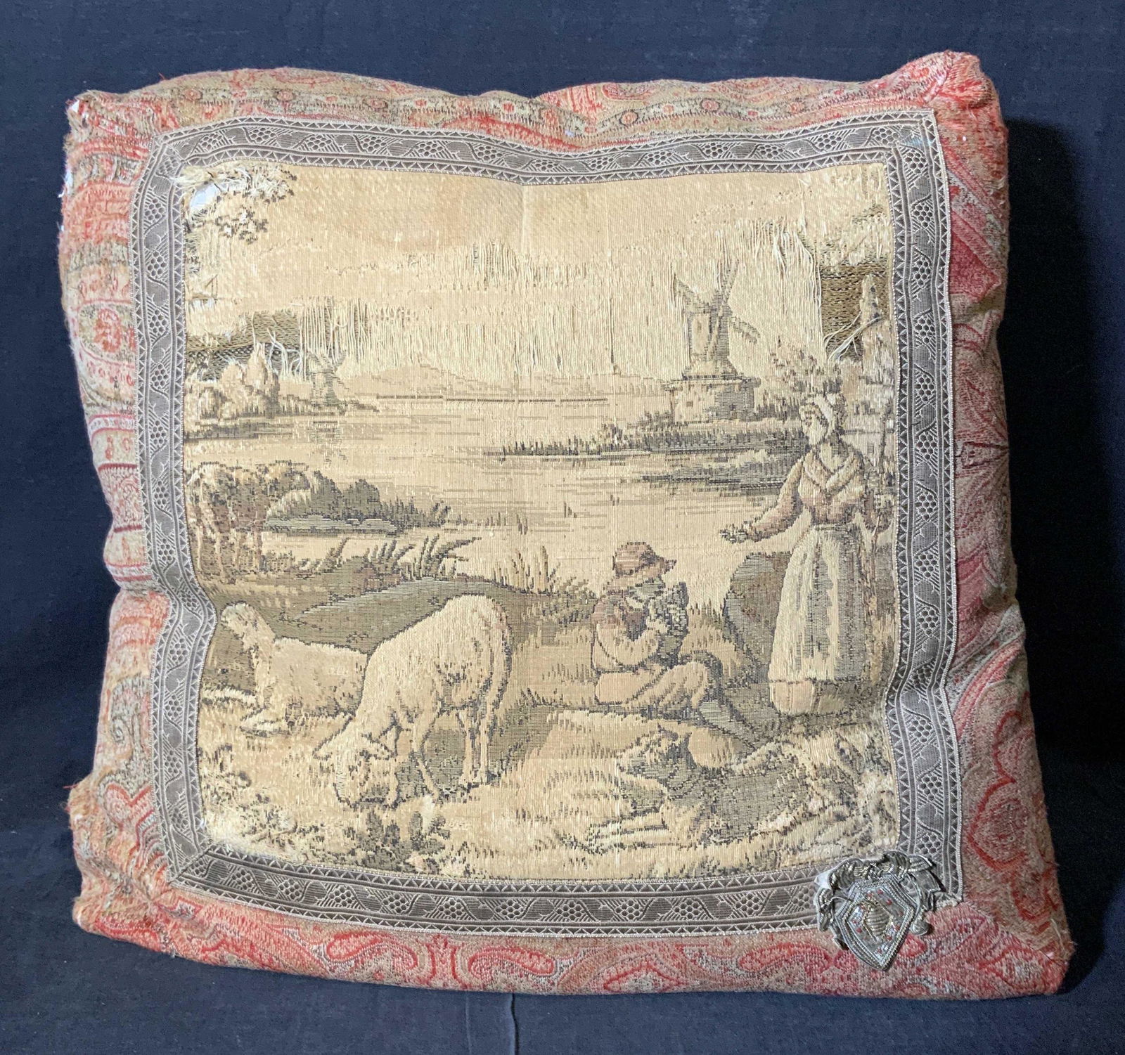 Antique Tapestry Pillow (1 of 9)