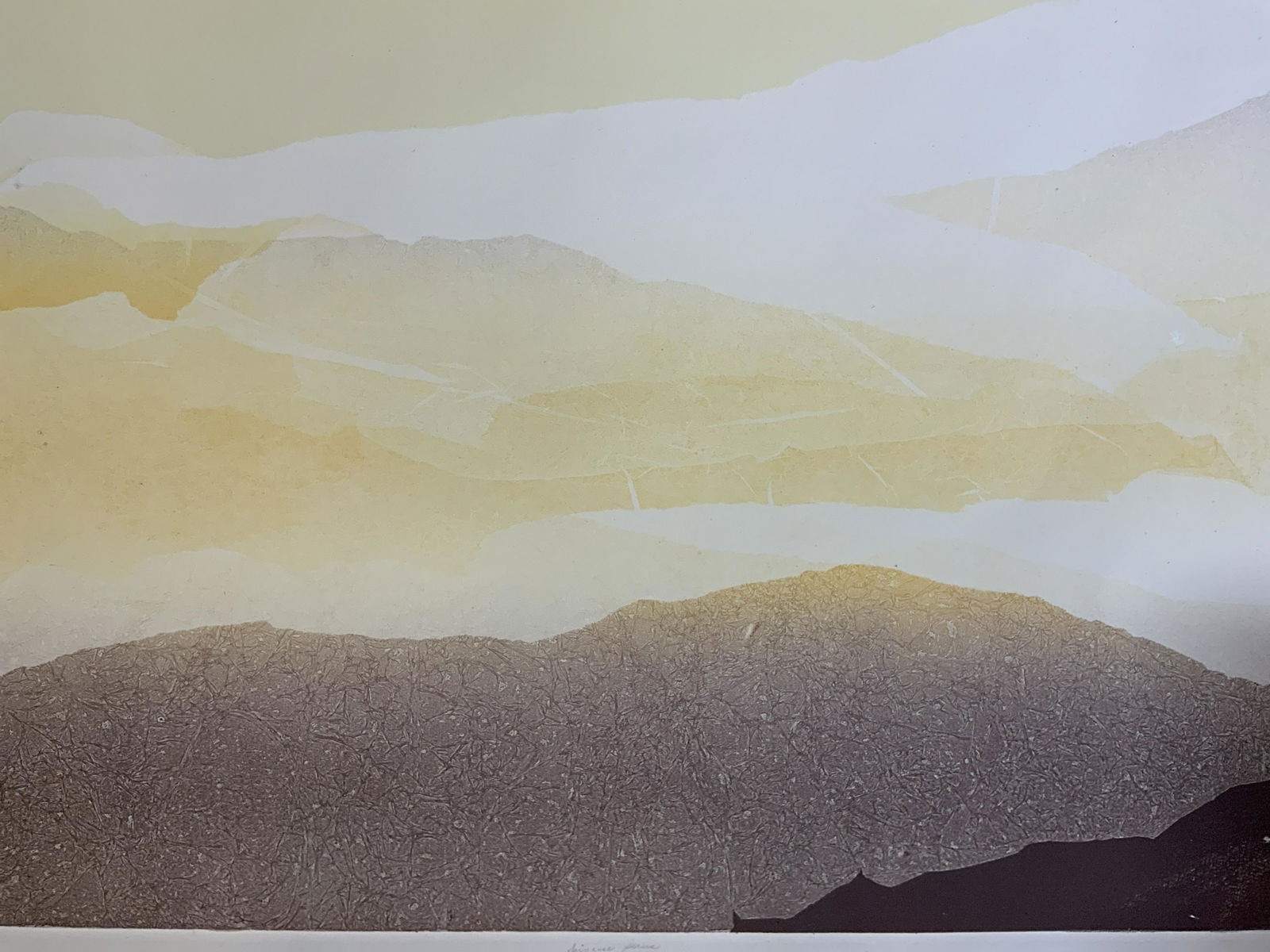 Signed Sunrise Series Woodblock (1 of 7)