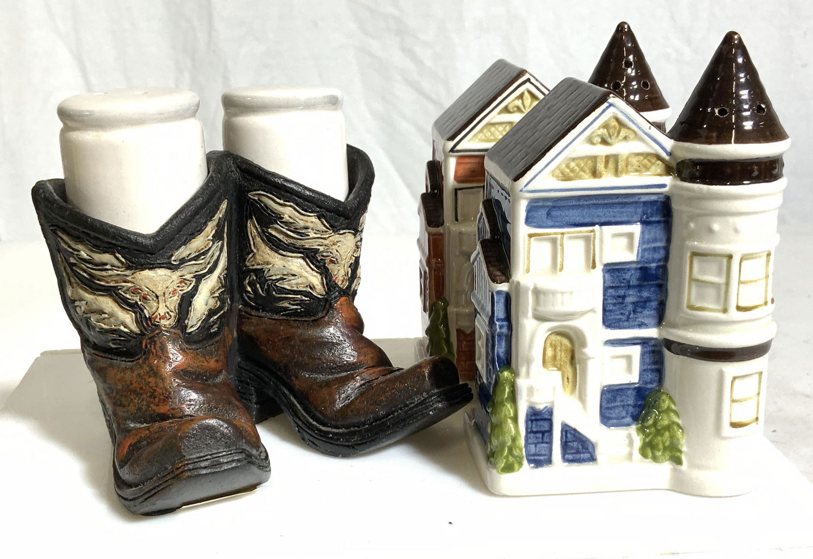 2 Pr Western Cowboy & Victorian S&app Shakers (1 of 8)