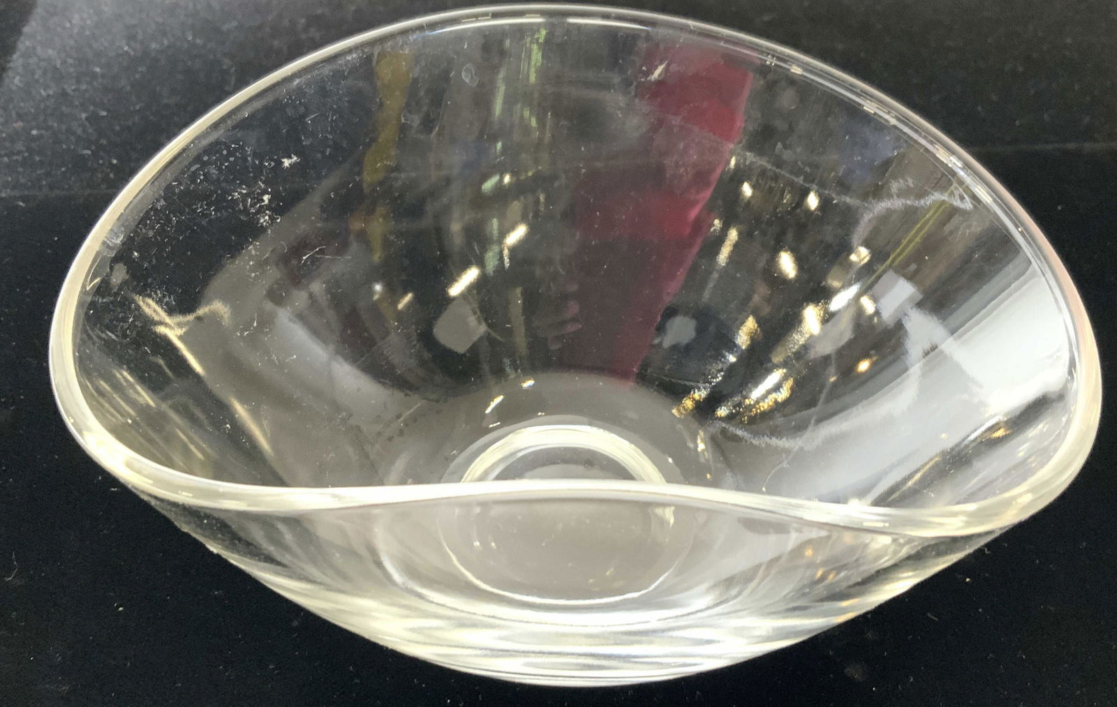 Lot 2 Glass & Crystal Tabletop Accessories (1 of 7)