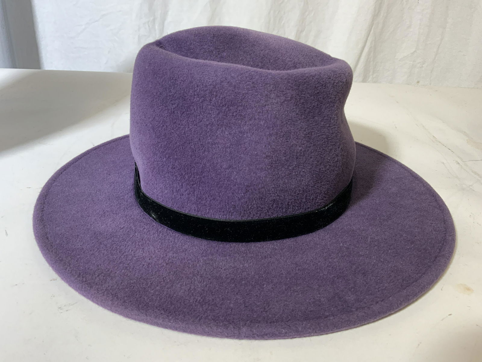 MICHELLE JAFFE Purple Wool Hat (1 of 8)