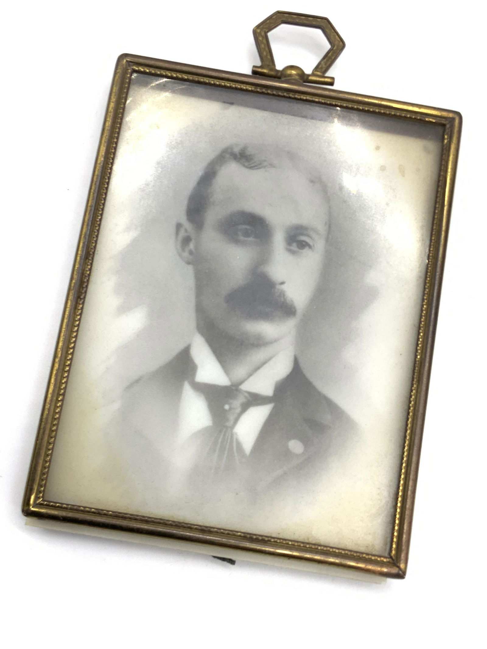 Pair Antique Metal Picture Frames (1 of 8)