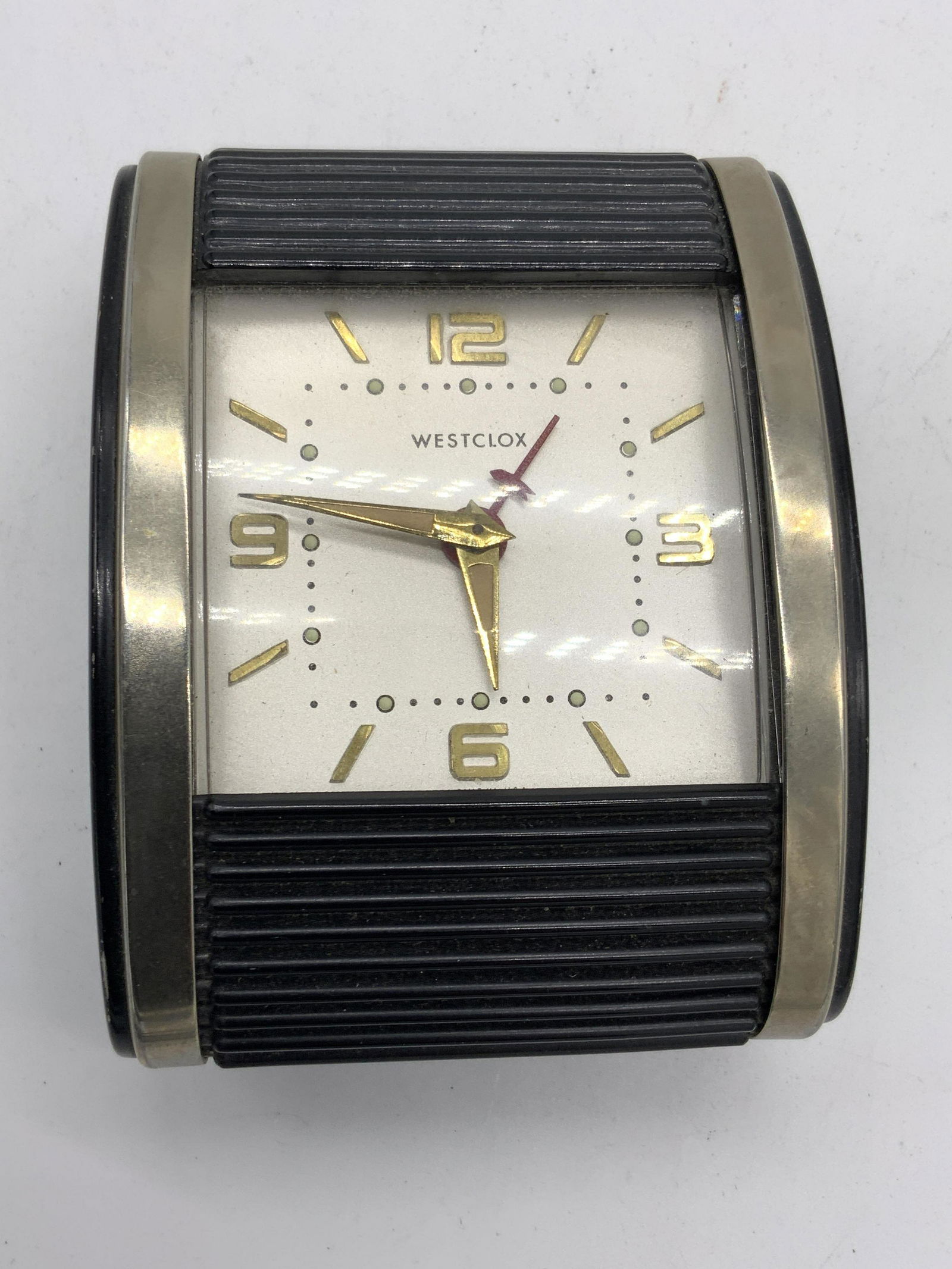 Vintage Collectible WESTCLOX At Deco Style Clock (1 of 8)