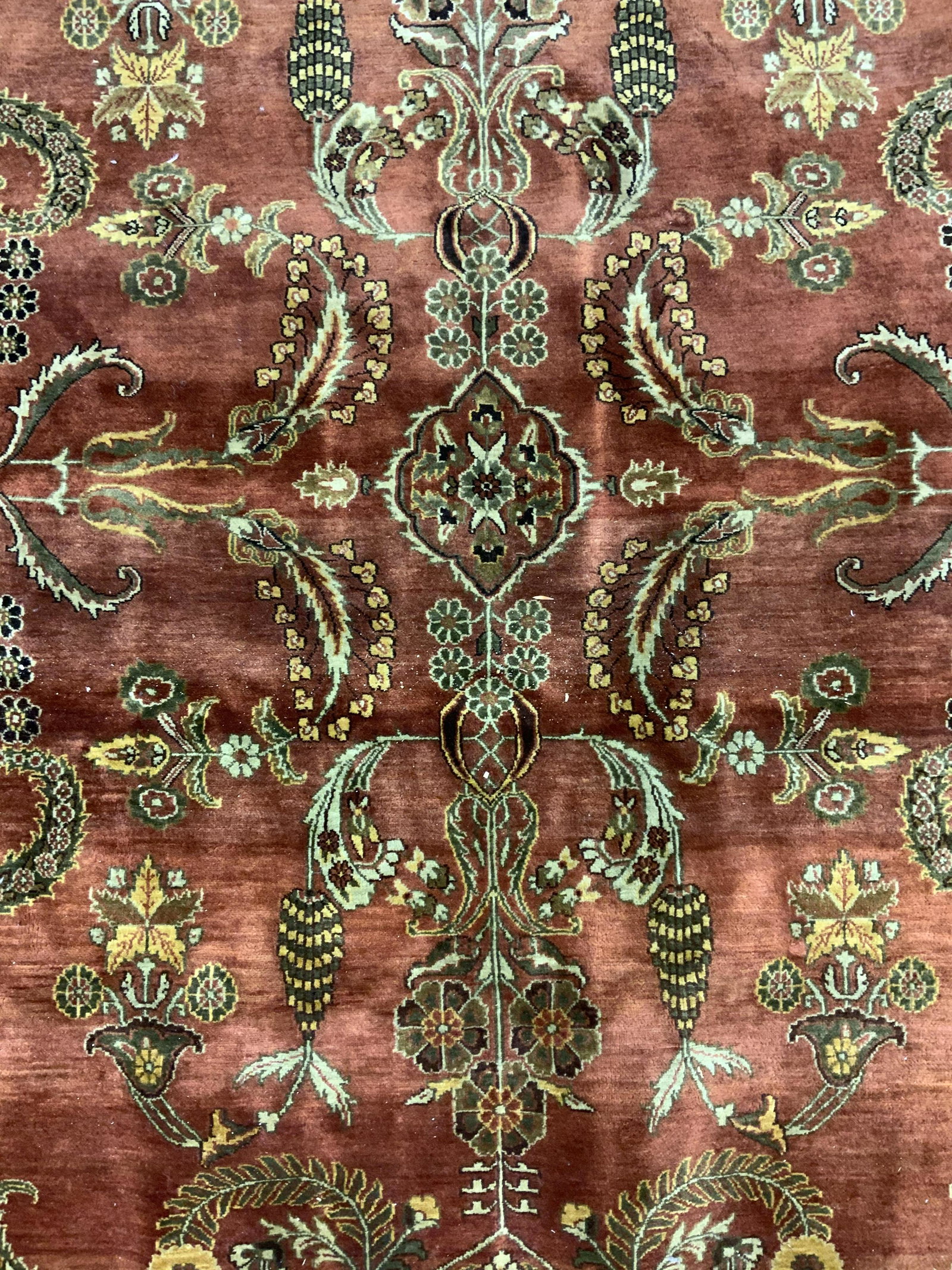 Vintage Oriental Fringed Wool Rug (1 of 12)