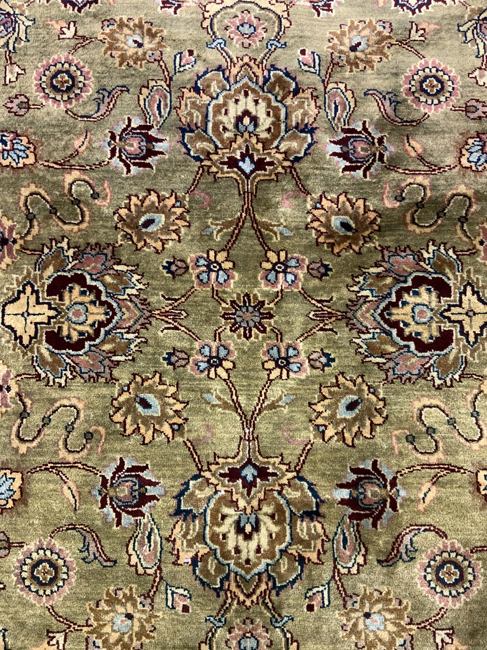 Wool Room-sized Oriental Fringed Carpet (1 of 10)