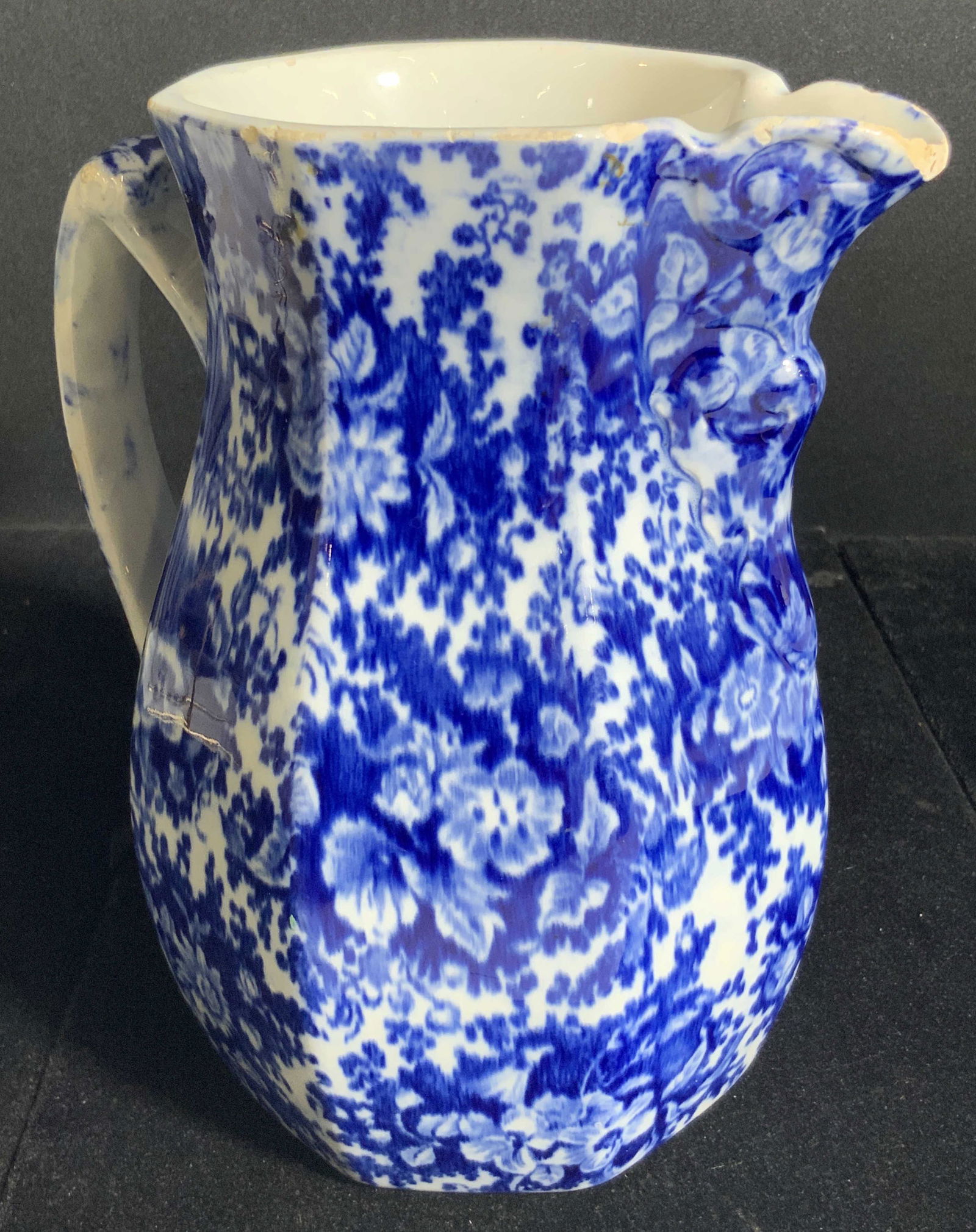 Signed Vintage Ceramic Splatterware Pitcher (1 of 13)