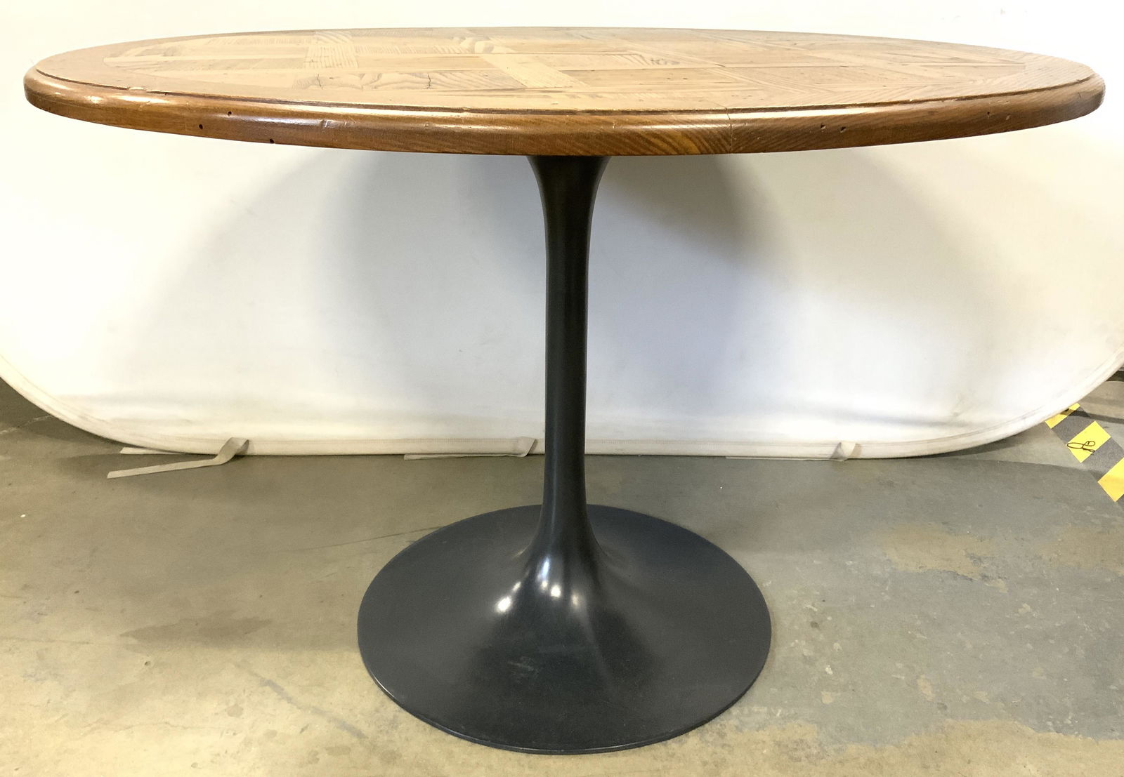 MCM EERO SAARINEN Wood Top Tulip Table (1 of 10)